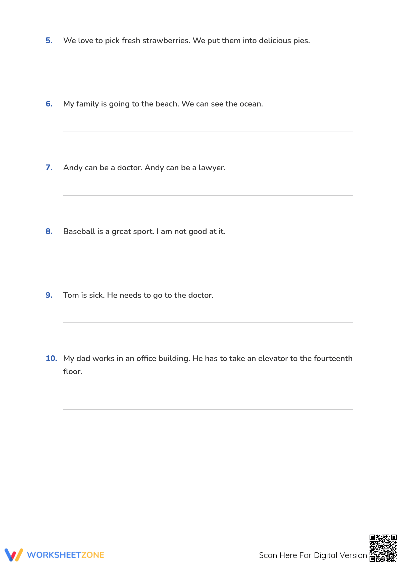 Essential Grade 3 Coordinating Conjunctions Practice - Page 2