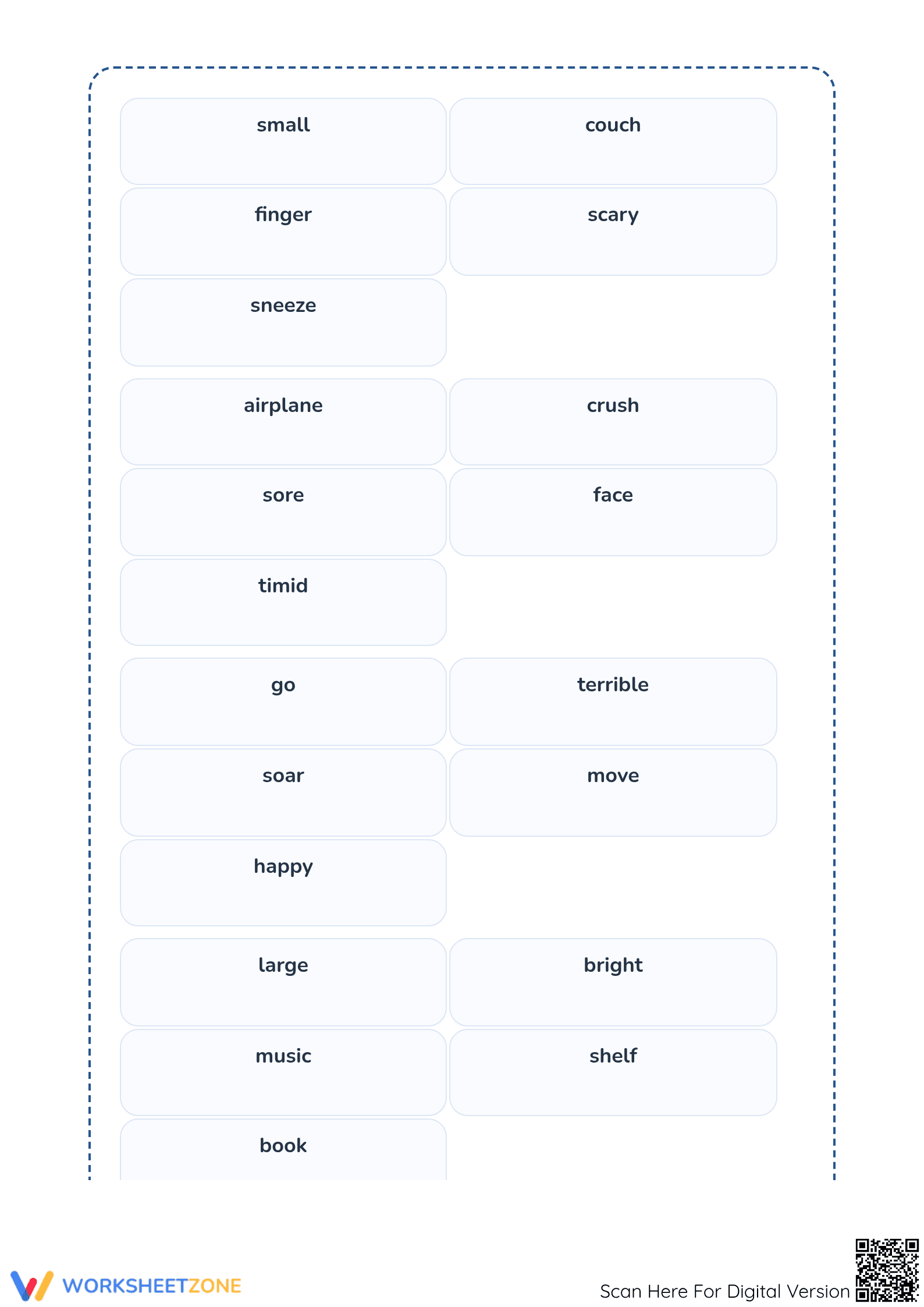 Printable Adjectives and Nouns Worksheet | Grade 2-3 ELA - Page 2