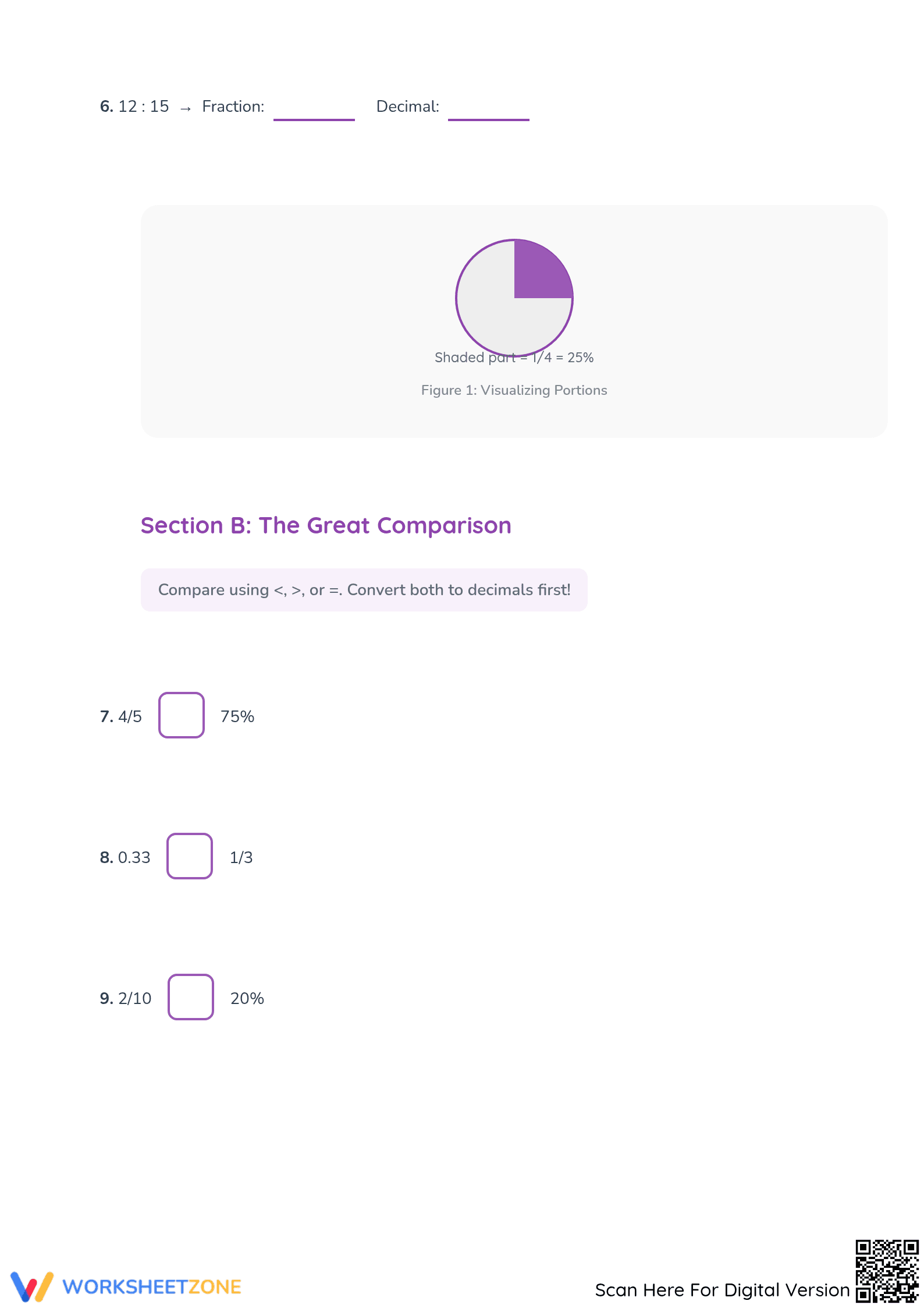 Essential Conversions: Fractions, Decimals & Percents - Page 2