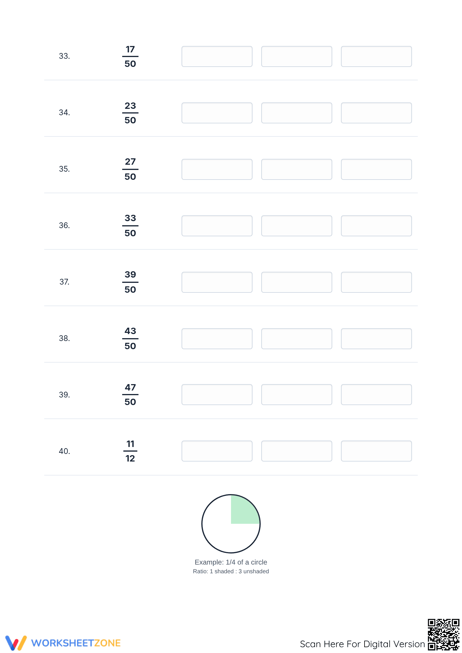 Convert Fractions, Decimals, Percents Worksheet | Essential - Page 5