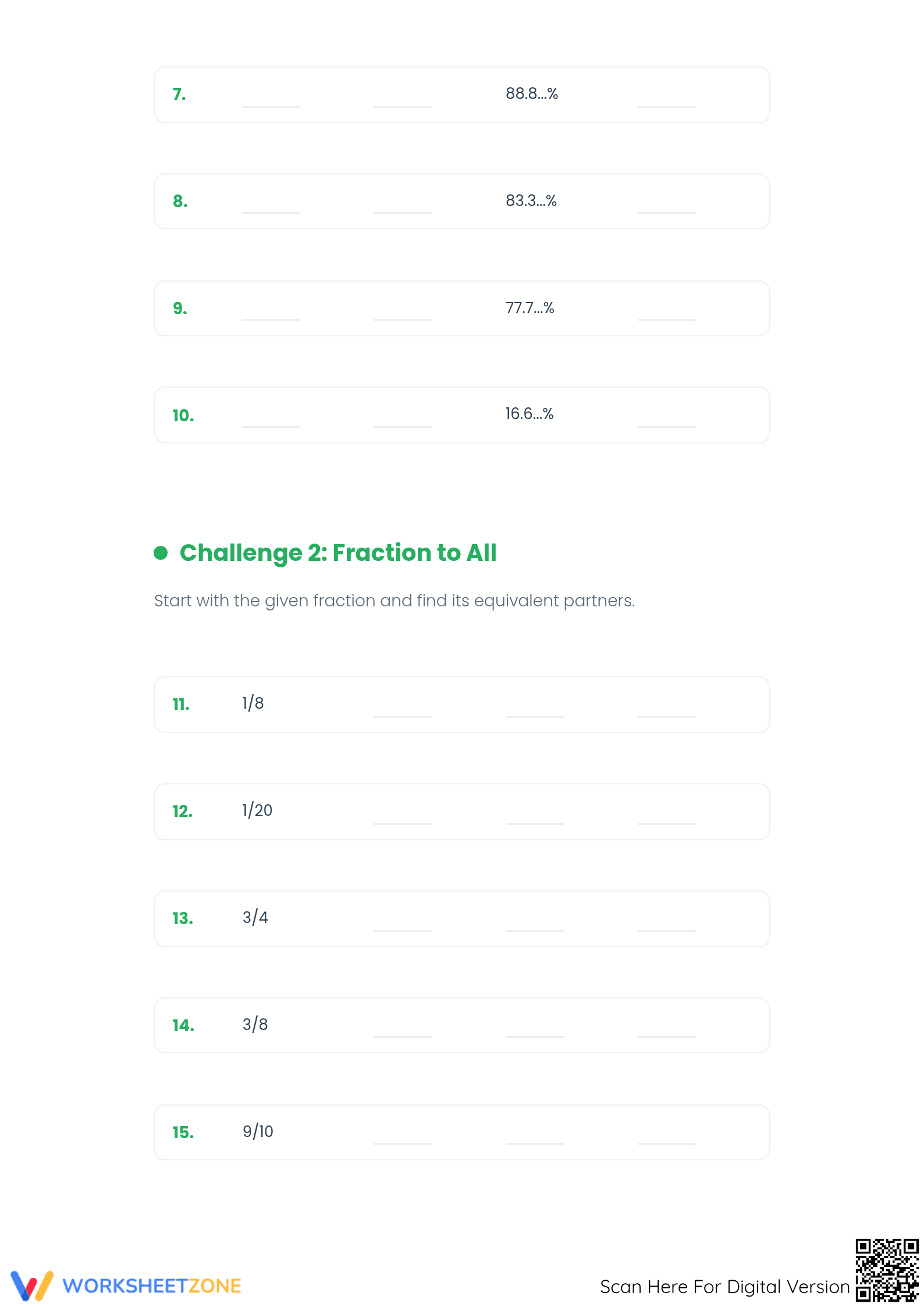 Printable Grade 6-7 Math: Unit Conversion Worksheet - Page 2