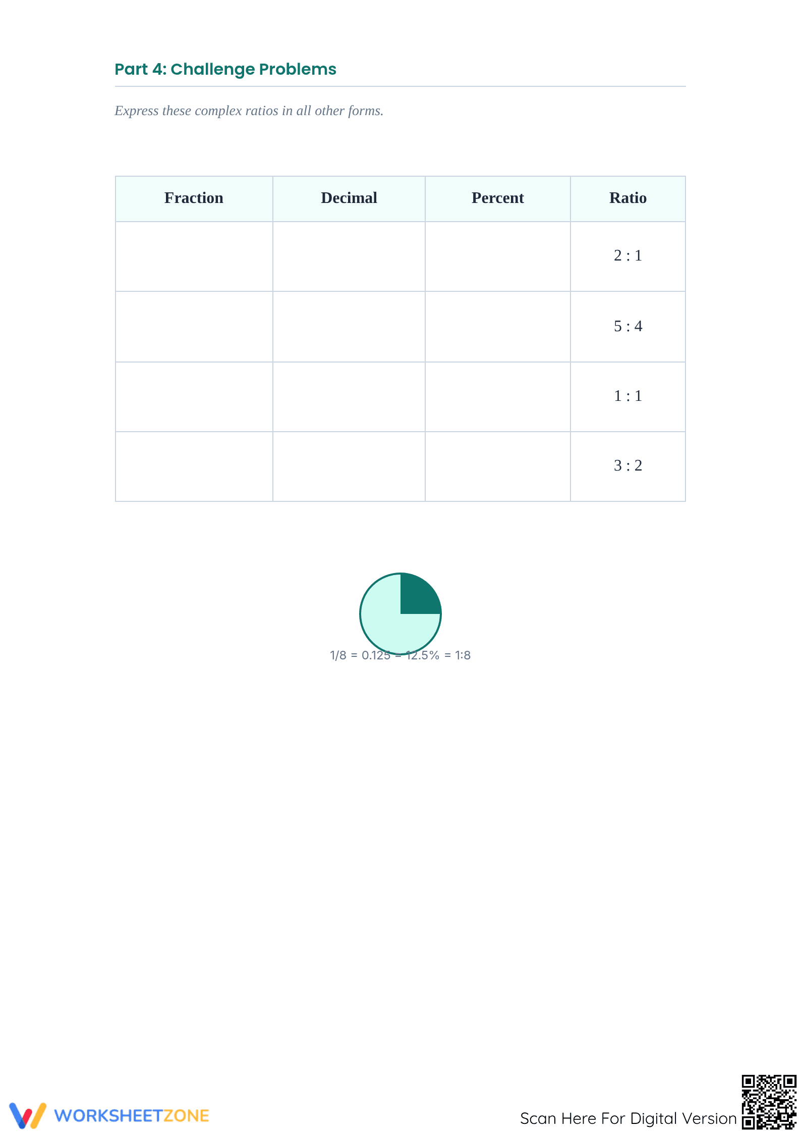 Essential Fractions, Decimals, Percents, and Ratios - Page 3