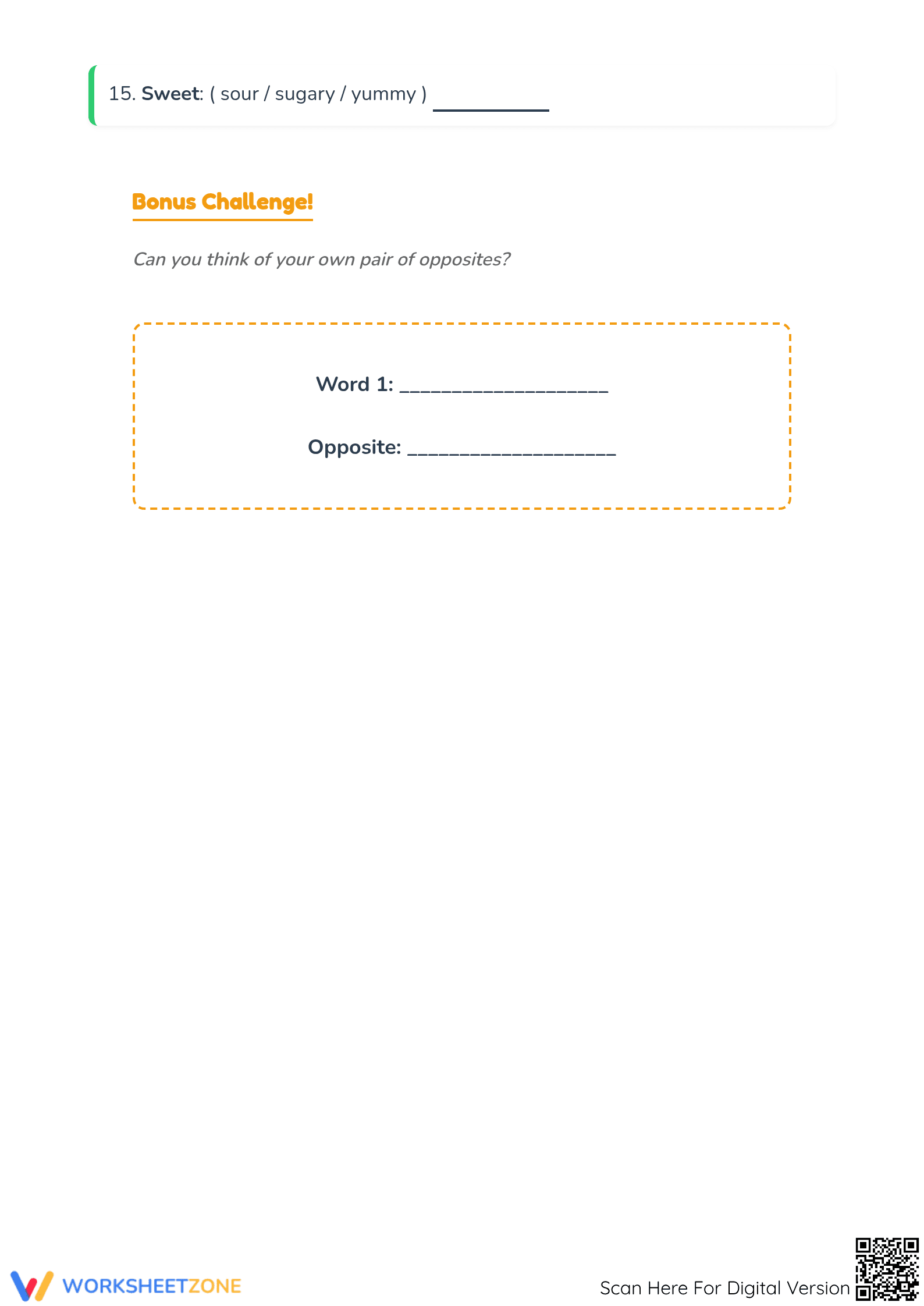 Essential Antonyms Worksheet | Grade 1 Printable ELA - Page 4