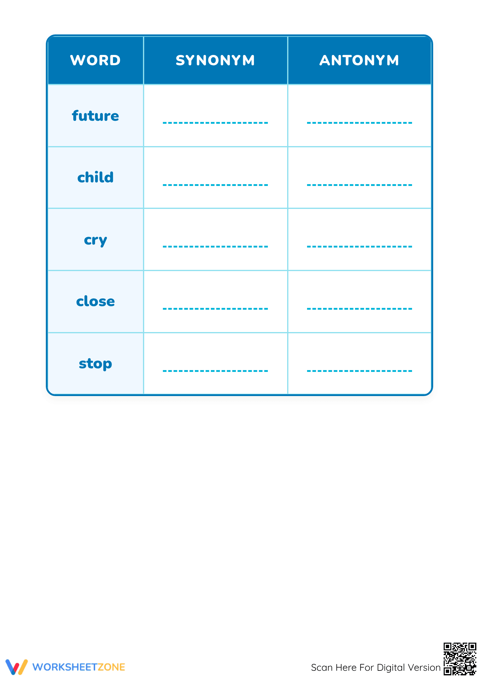 Matching Synonyms and Antonyms Worksheet | Grade 1 Essential - Page 2