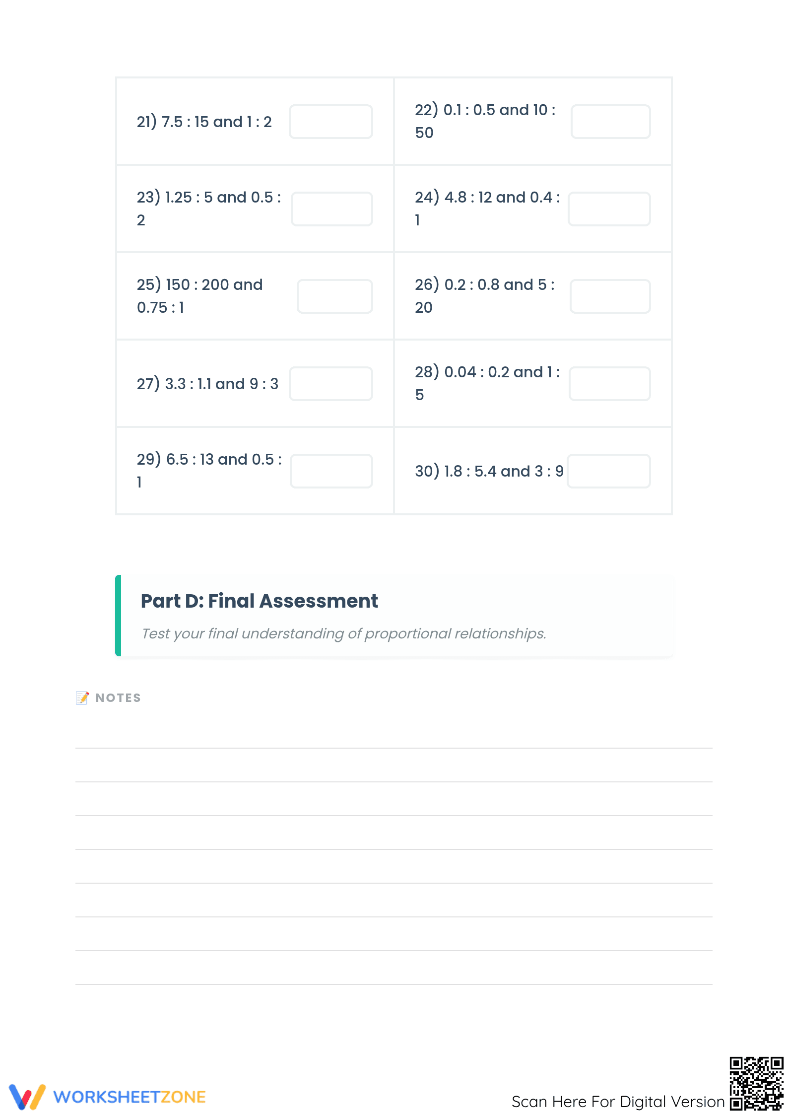 7.RP.A.2 Worksheet: Proportional Ratios — Essential Guide - Page 3