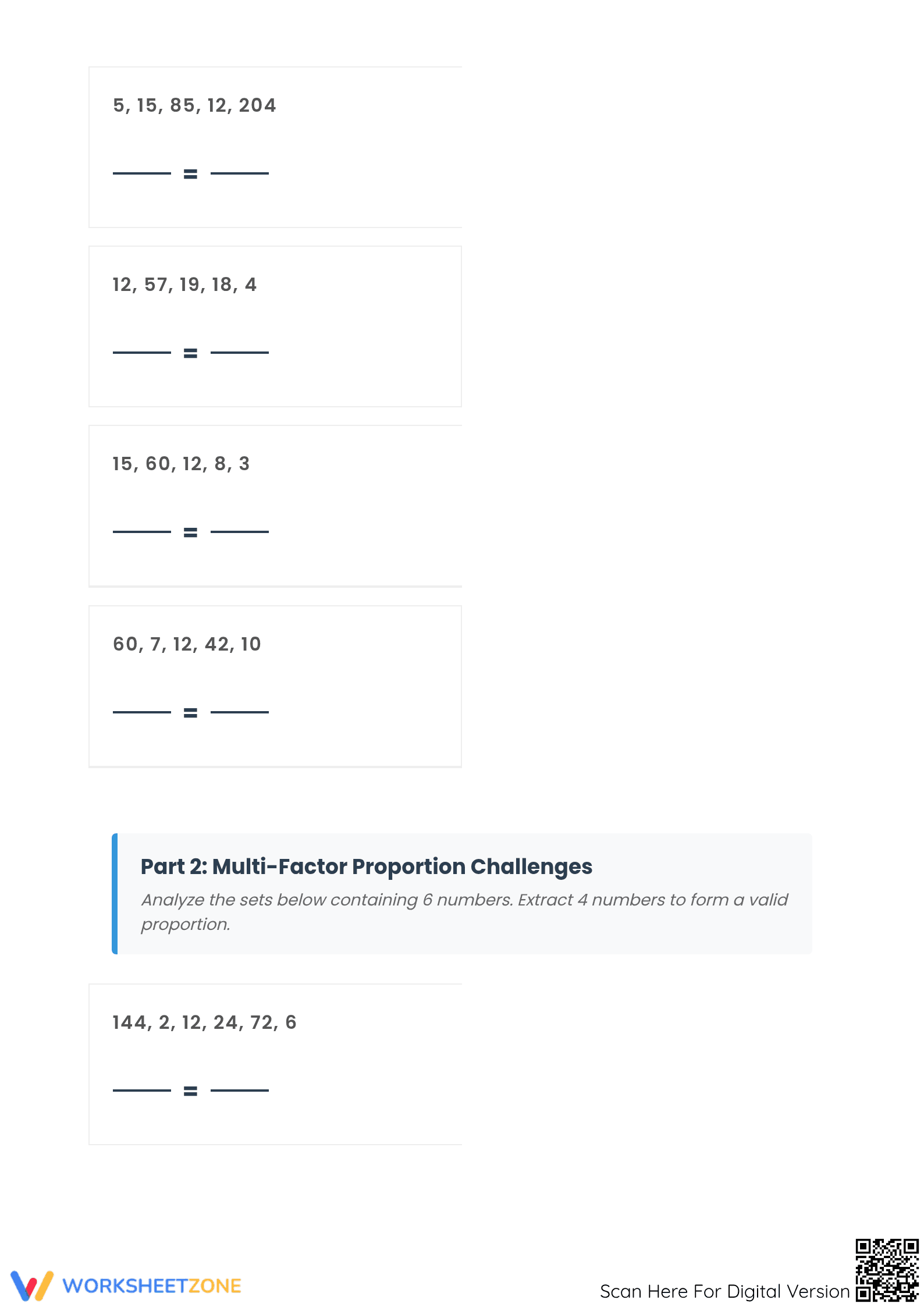 Essential Proportion Practice Worksheet | Grade 7 Math - Page 3