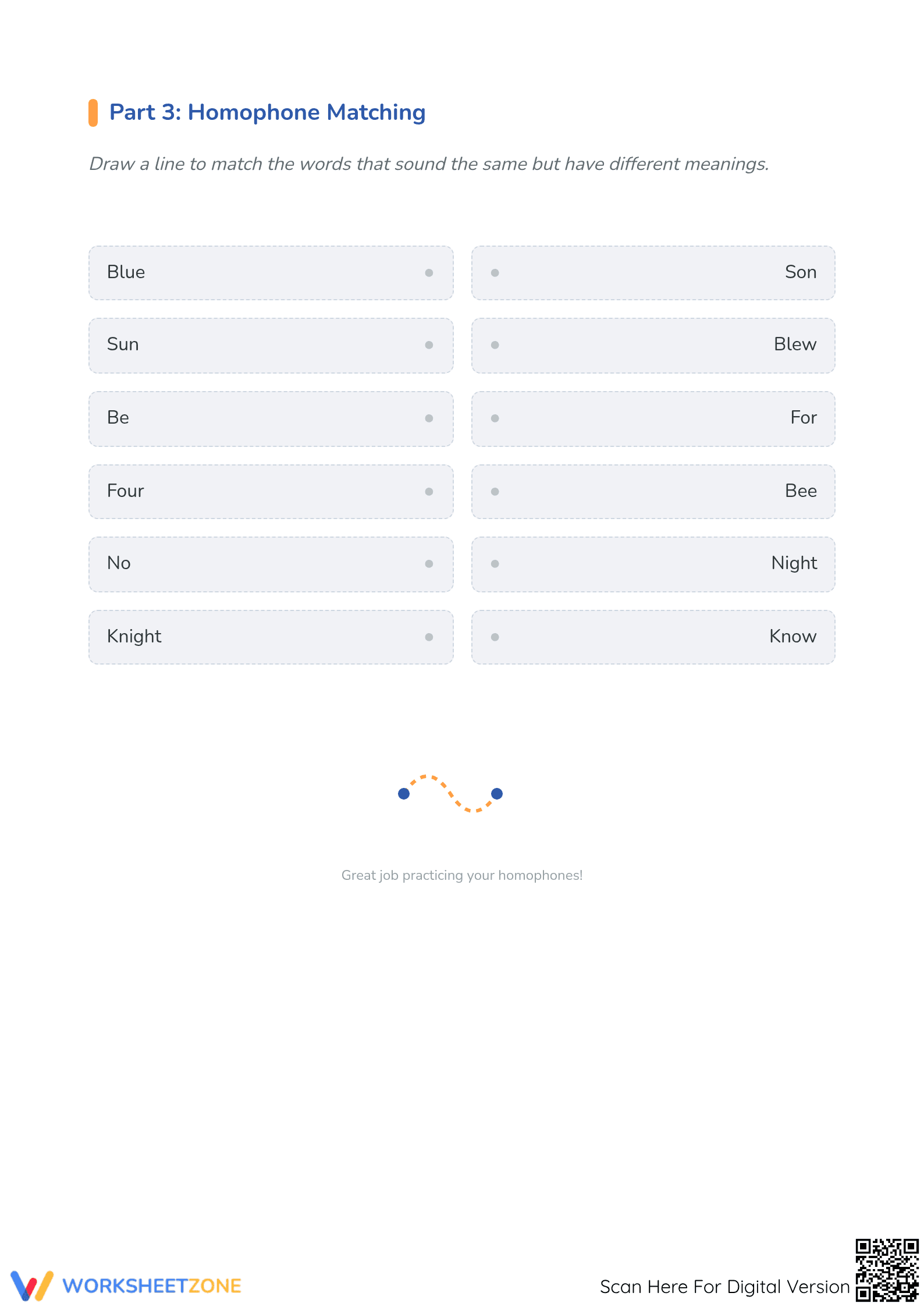 Homophones Worksheet | Grade 1 ELA Printable - Page 3