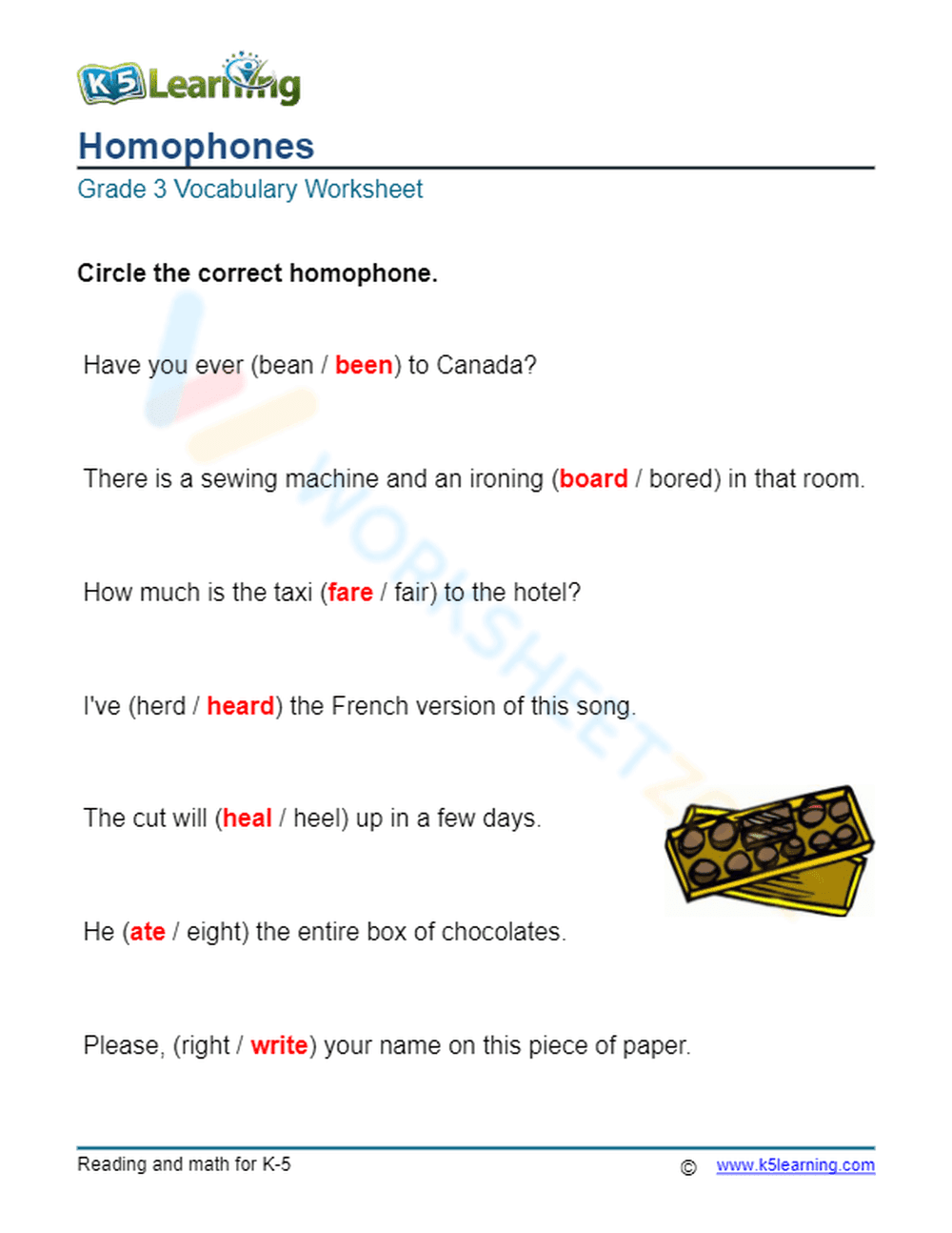 Homophones - Circle 10 - Page 2