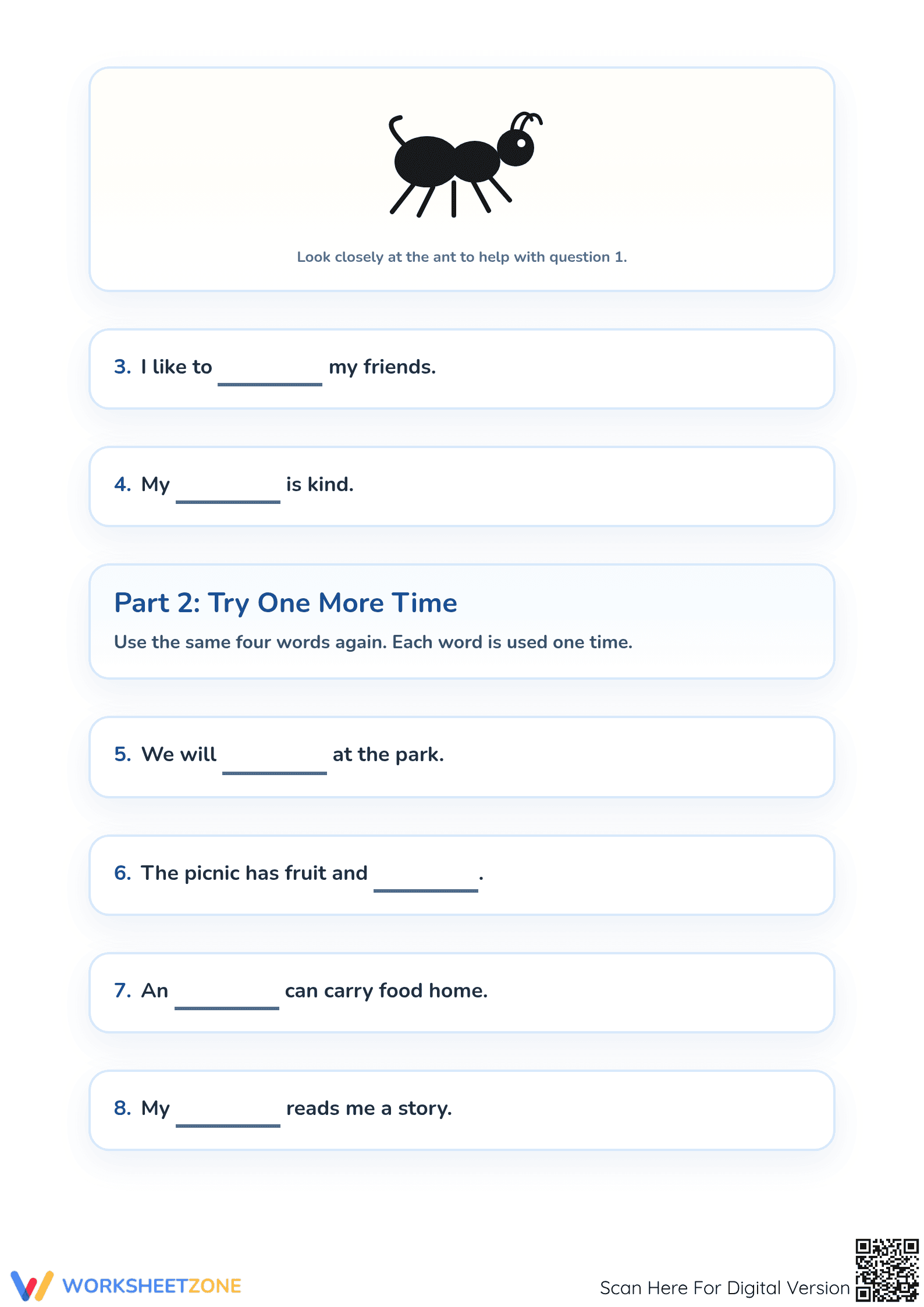 Printable Homophones Worksheet | Grade 1 ELA Practice - Page 2