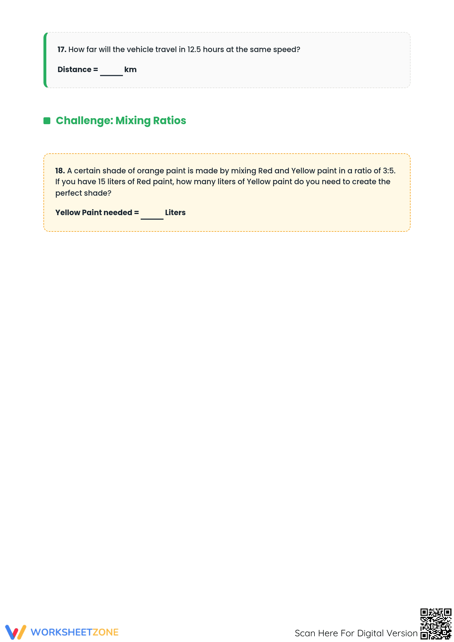 Essential Proportions Practice Worksheet | Grade 7-9 Math - Page 4