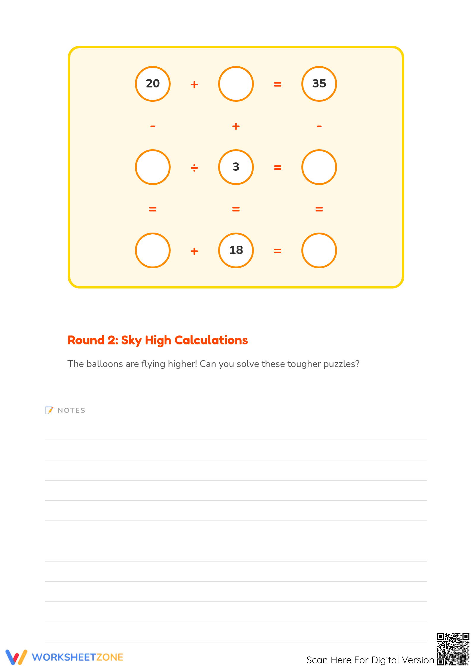 Essential Balloon Math Challenge: Multi-Page Logic Puzzles - Page 2