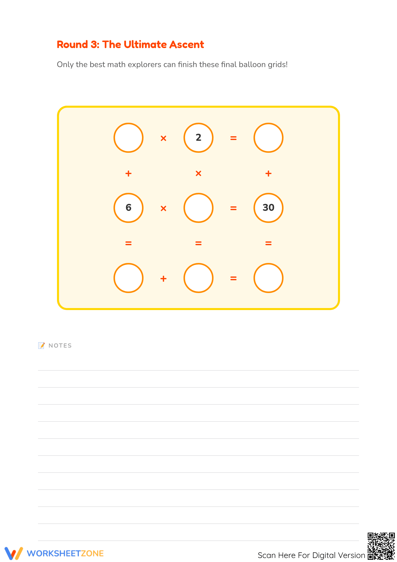 Essential Balloon Math Challenge: Multi-Page Logic Puzzles - Page 4