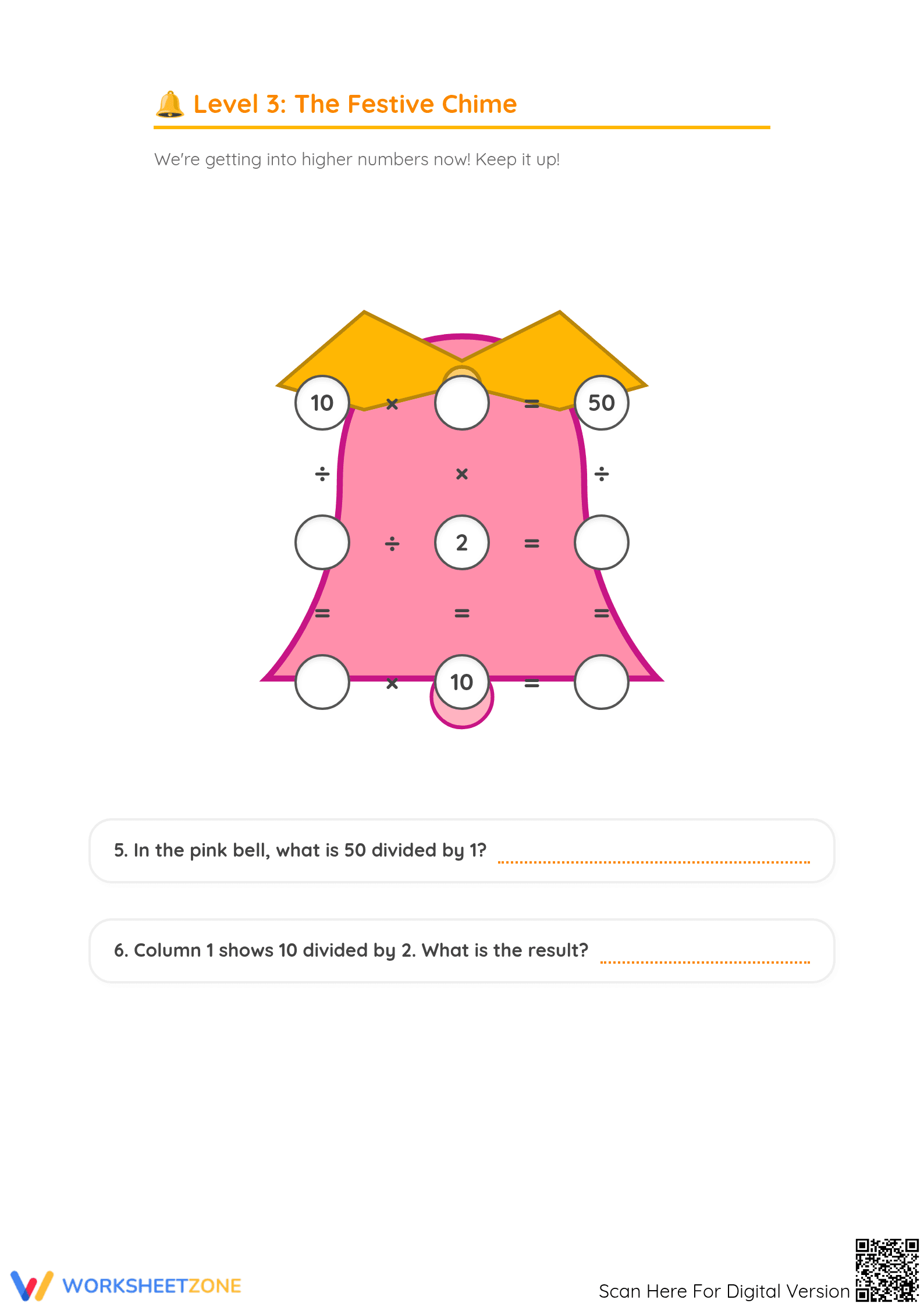 Printable Multiplication & Division Puzzles | Grade 3 - Page 3