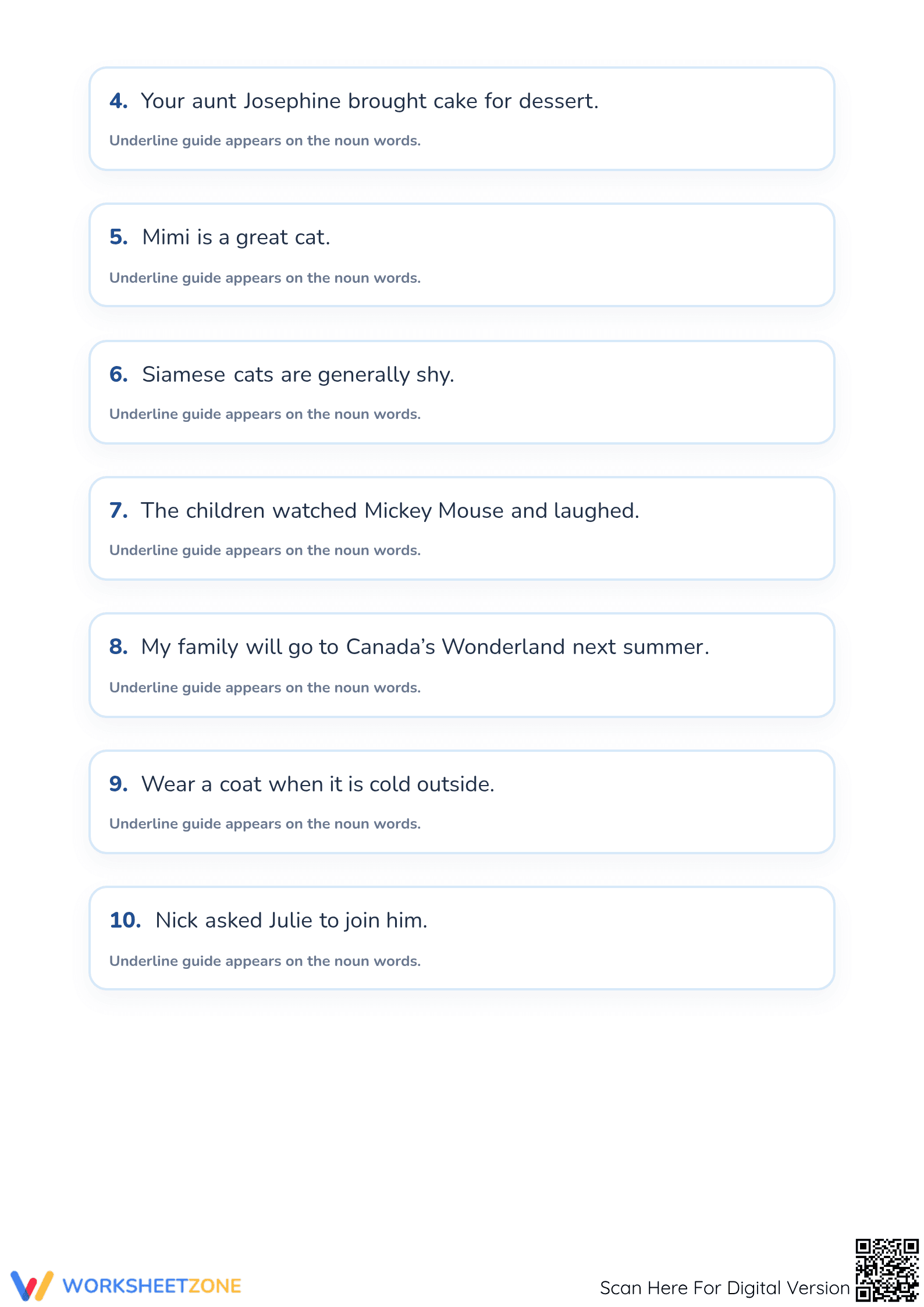 Common and Proper Nouns Worksheet | Grade 1 Printable - Page 2