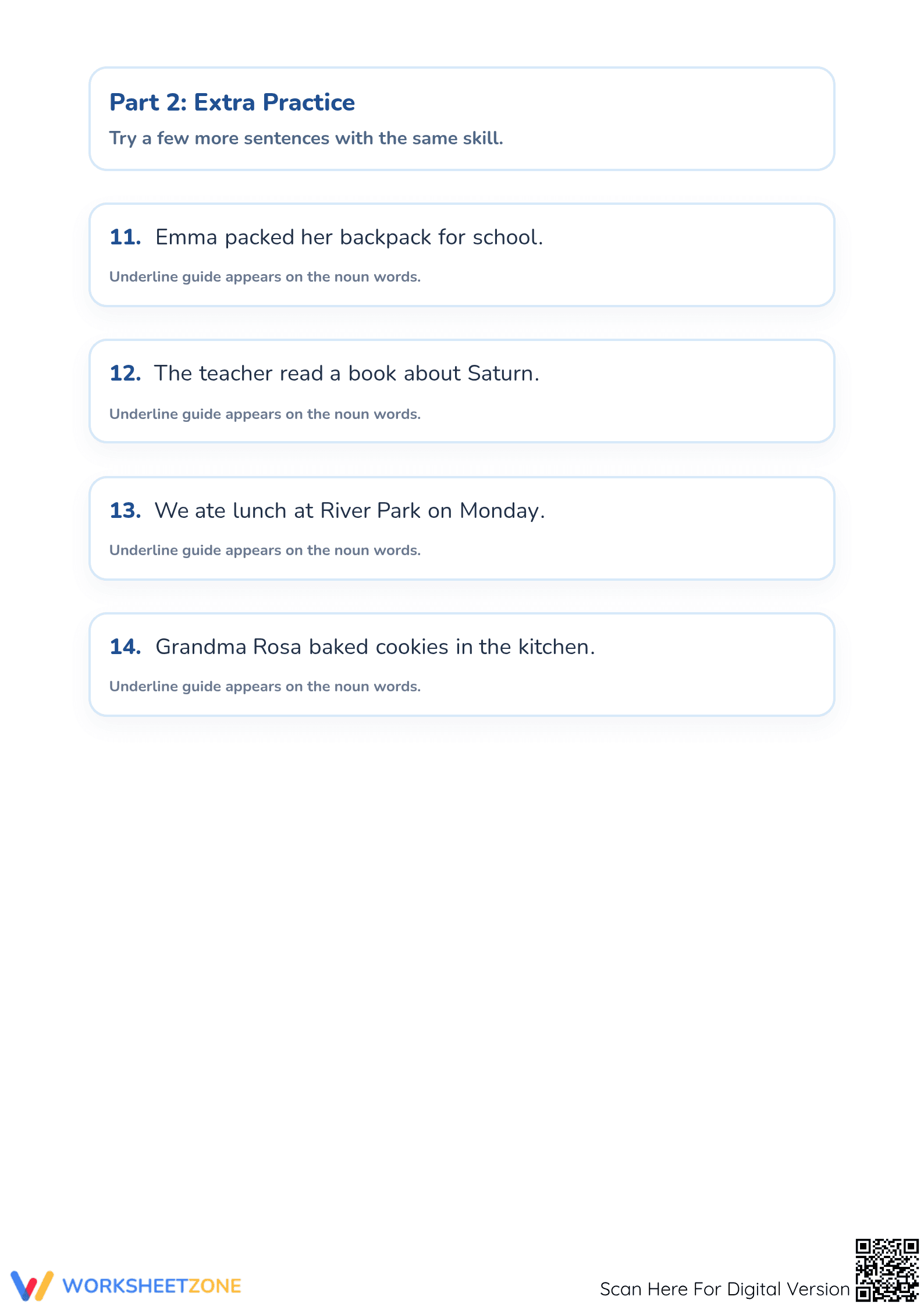 Common and Proper Nouns Worksheet | Grade 1 Printable - Page 3