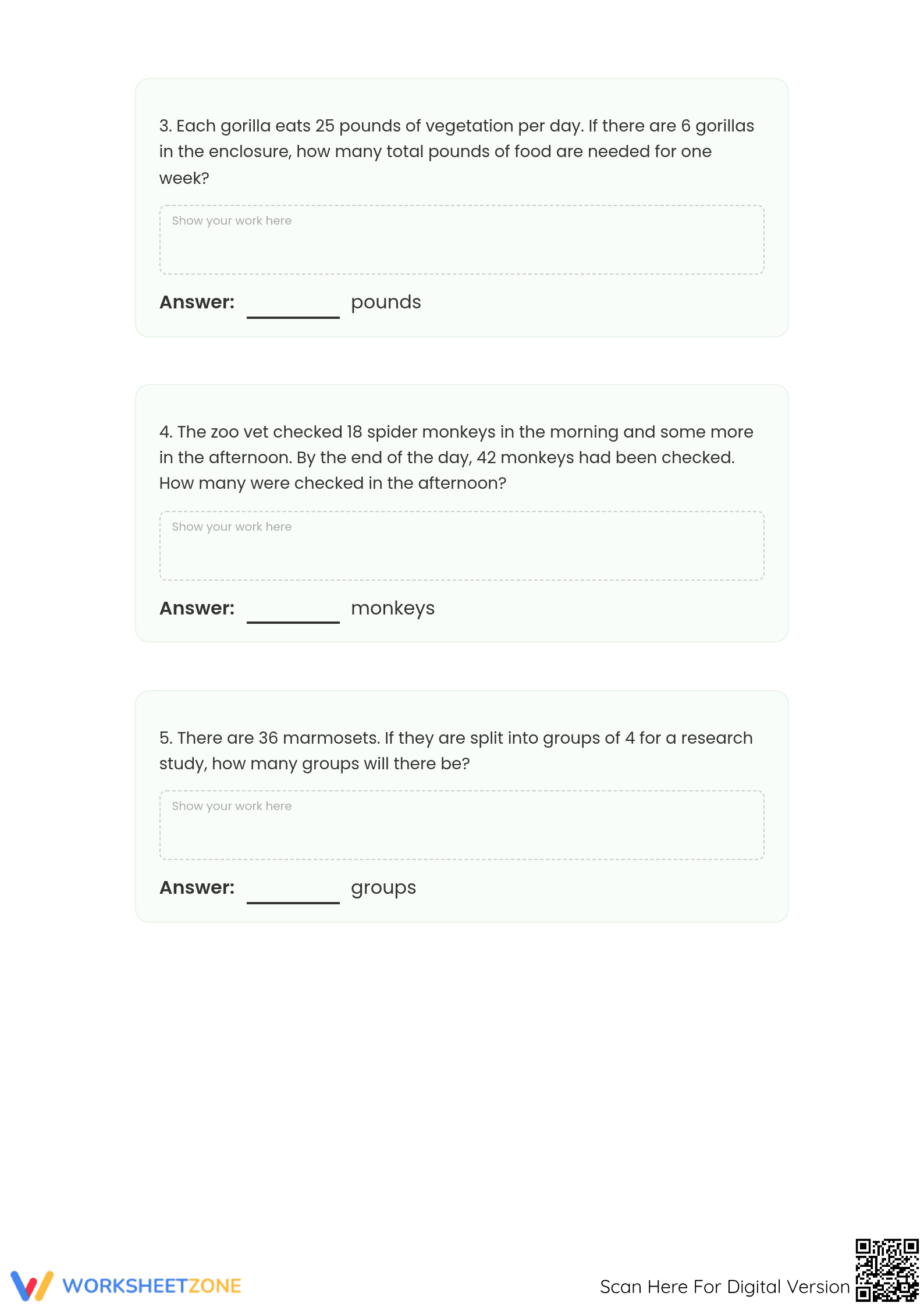 Essential Multi-Step Math Word Problems | Grade 4-5 - Page 2