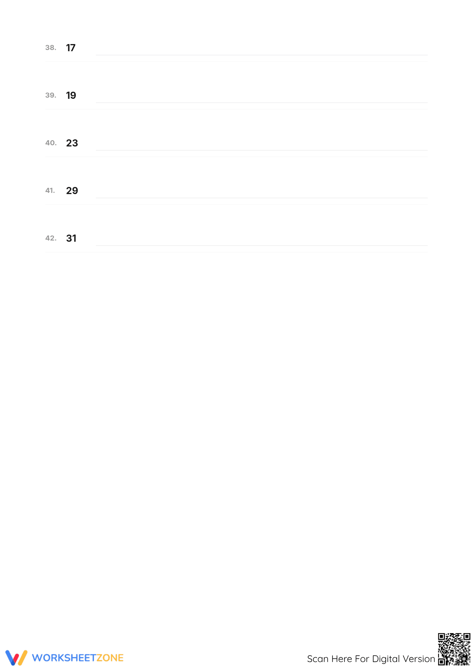 Printable Factoring Numbers 4-50 Worksheet | Grade 7 Math - Page 5