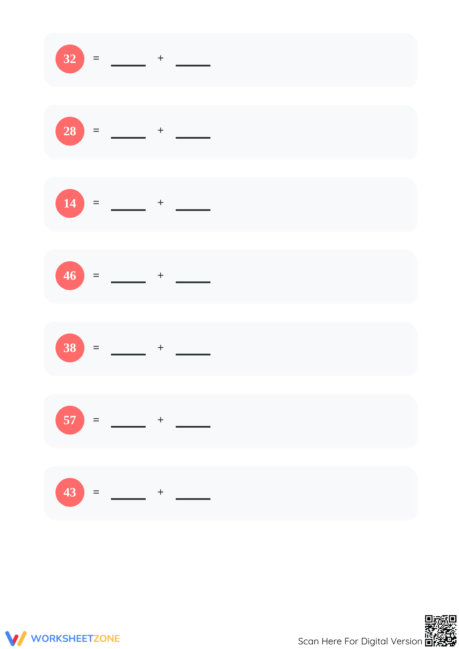 Printable Tens and Ones Master: Grade 2 Place Value Sheet - Page 2