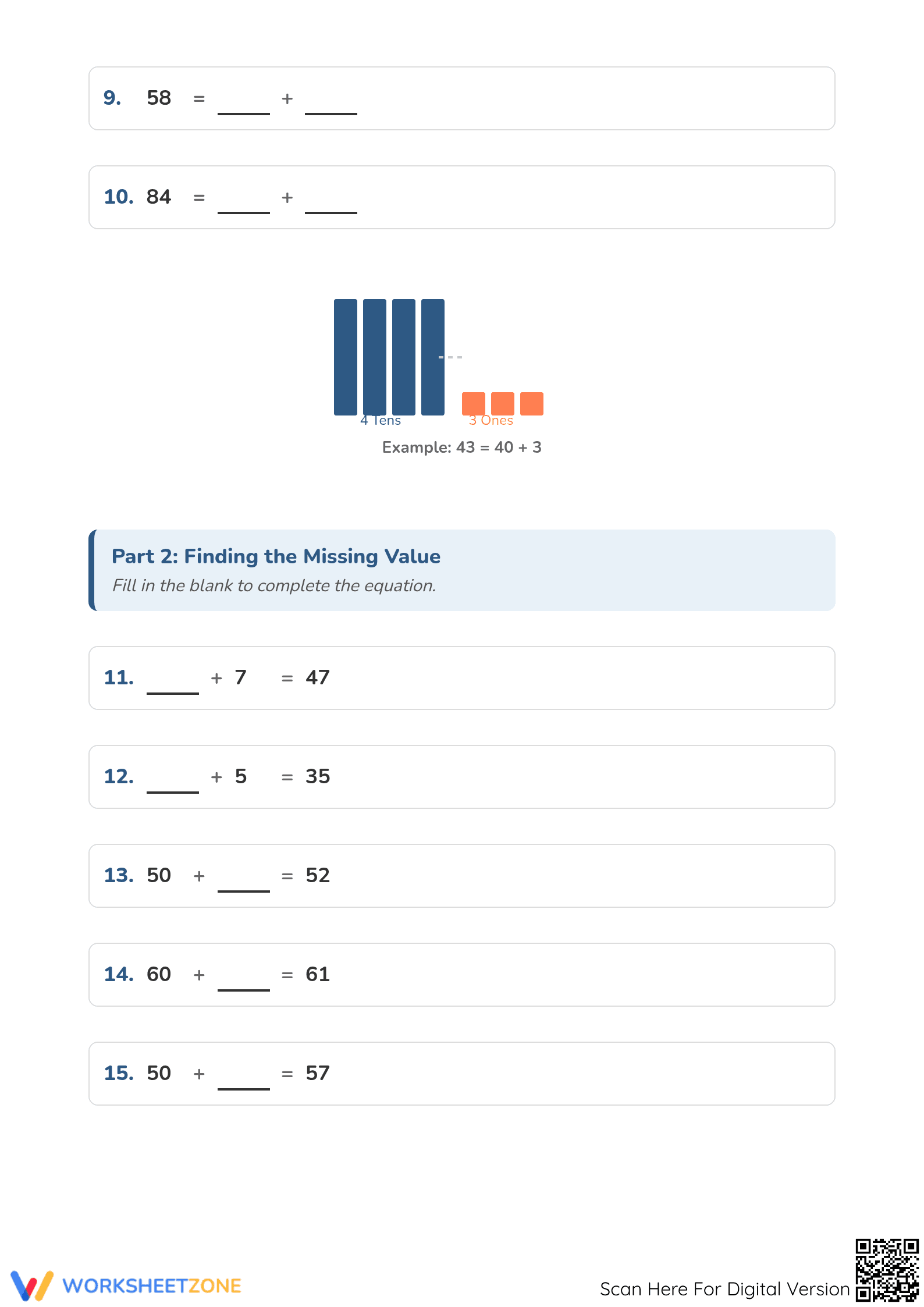 Essential Grade 2 Place Value Worksheet | Printable Math - Page 2