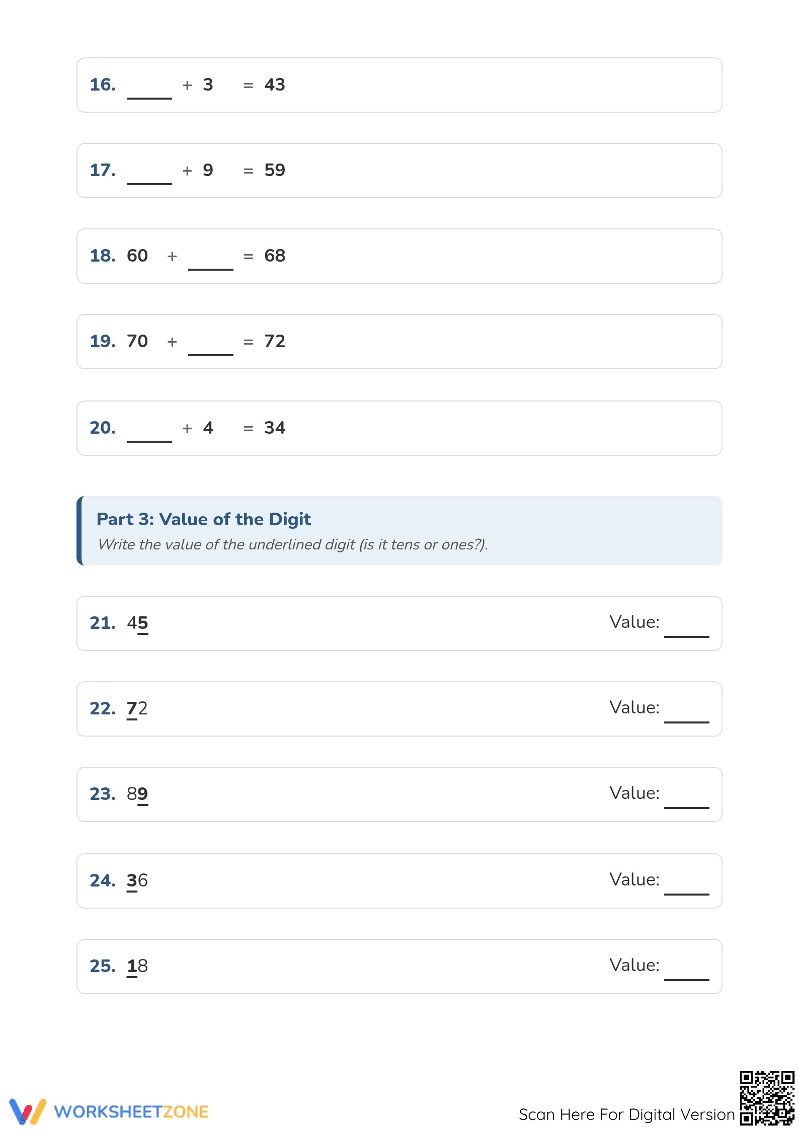 Essential Grade 2 Place Value Worksheet | Printable Math - Page 3