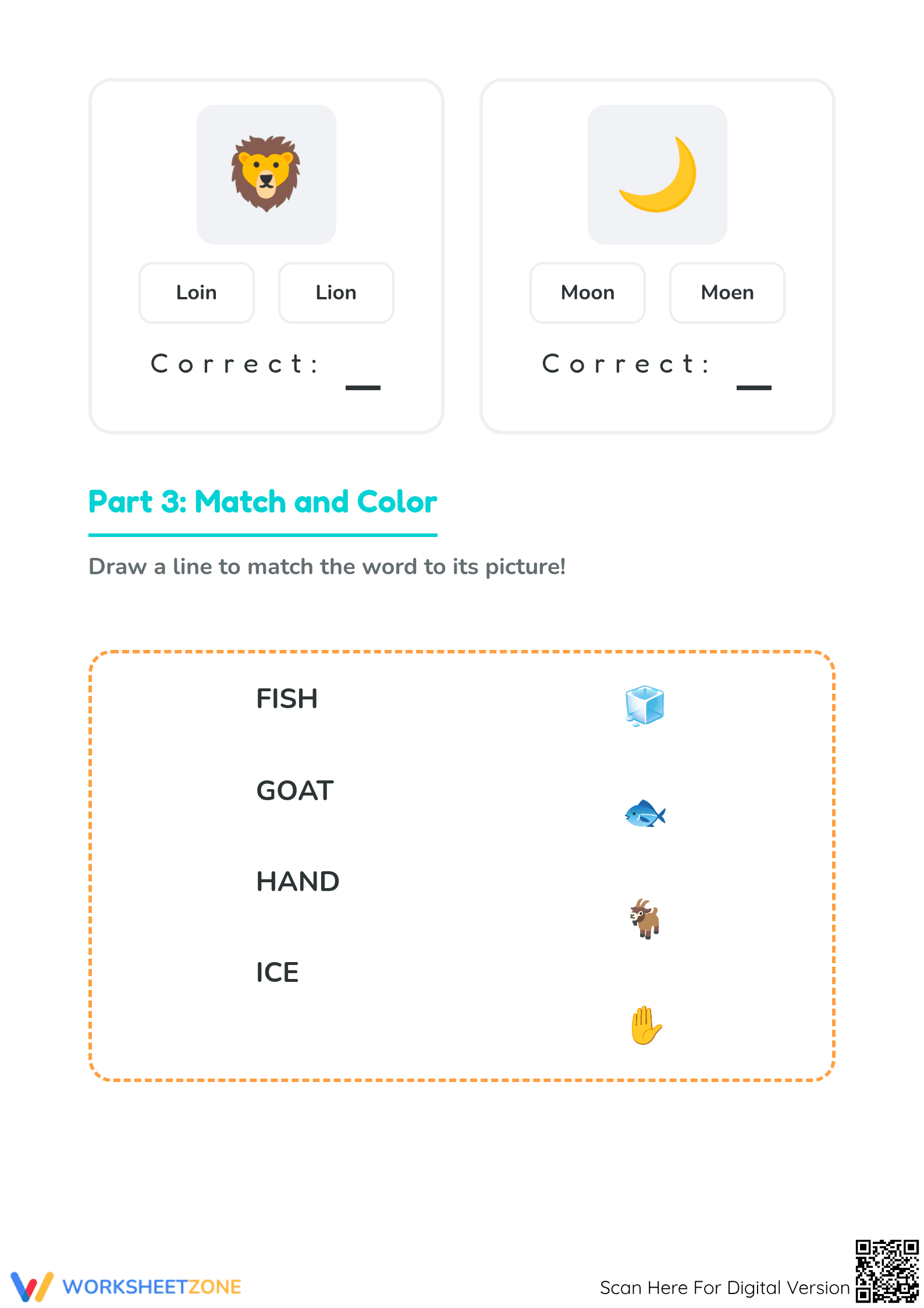 Printable Spelling Time 4 Worksheet | Preschool ELA - Page 3