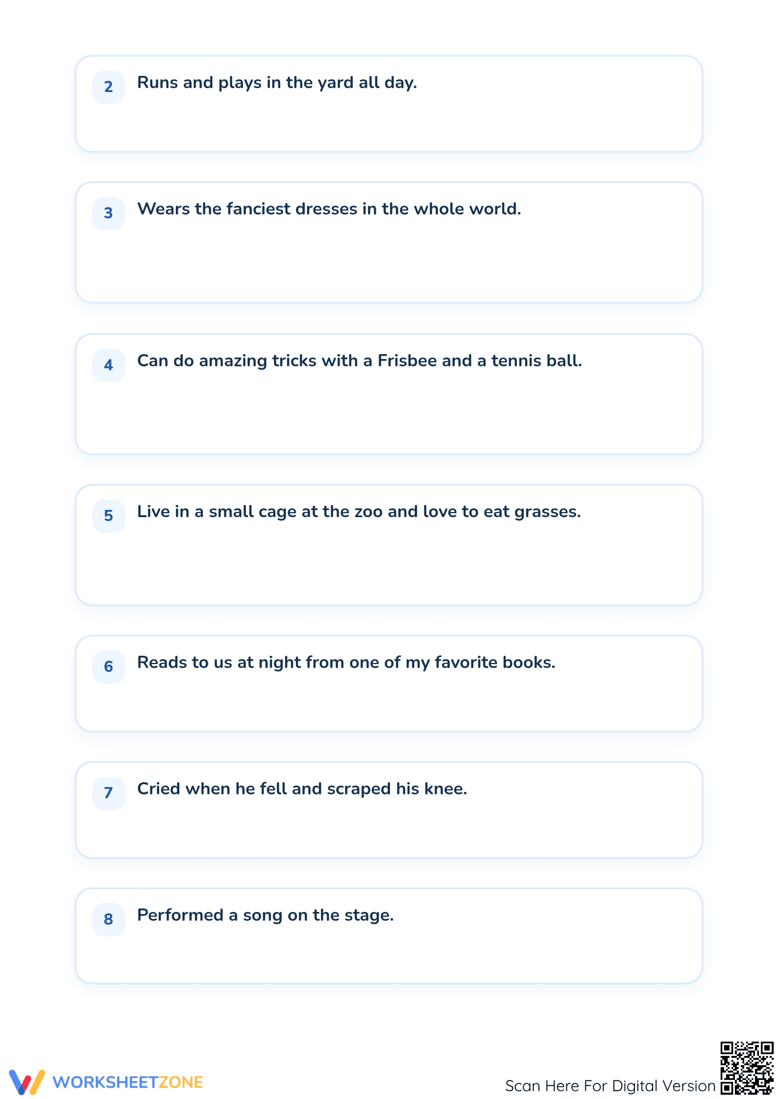 Essential Writing Complete Sentences Worksheet | Grade 1 ELA - Page 4