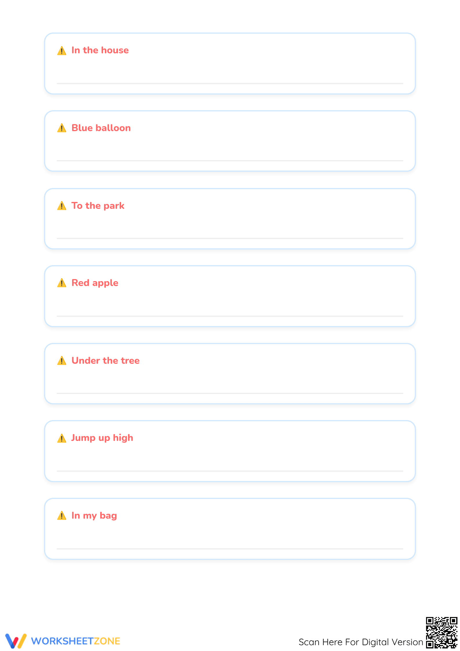 Printable Sentences or Fragments Worksheet | Grade 1 ELA - Page 4