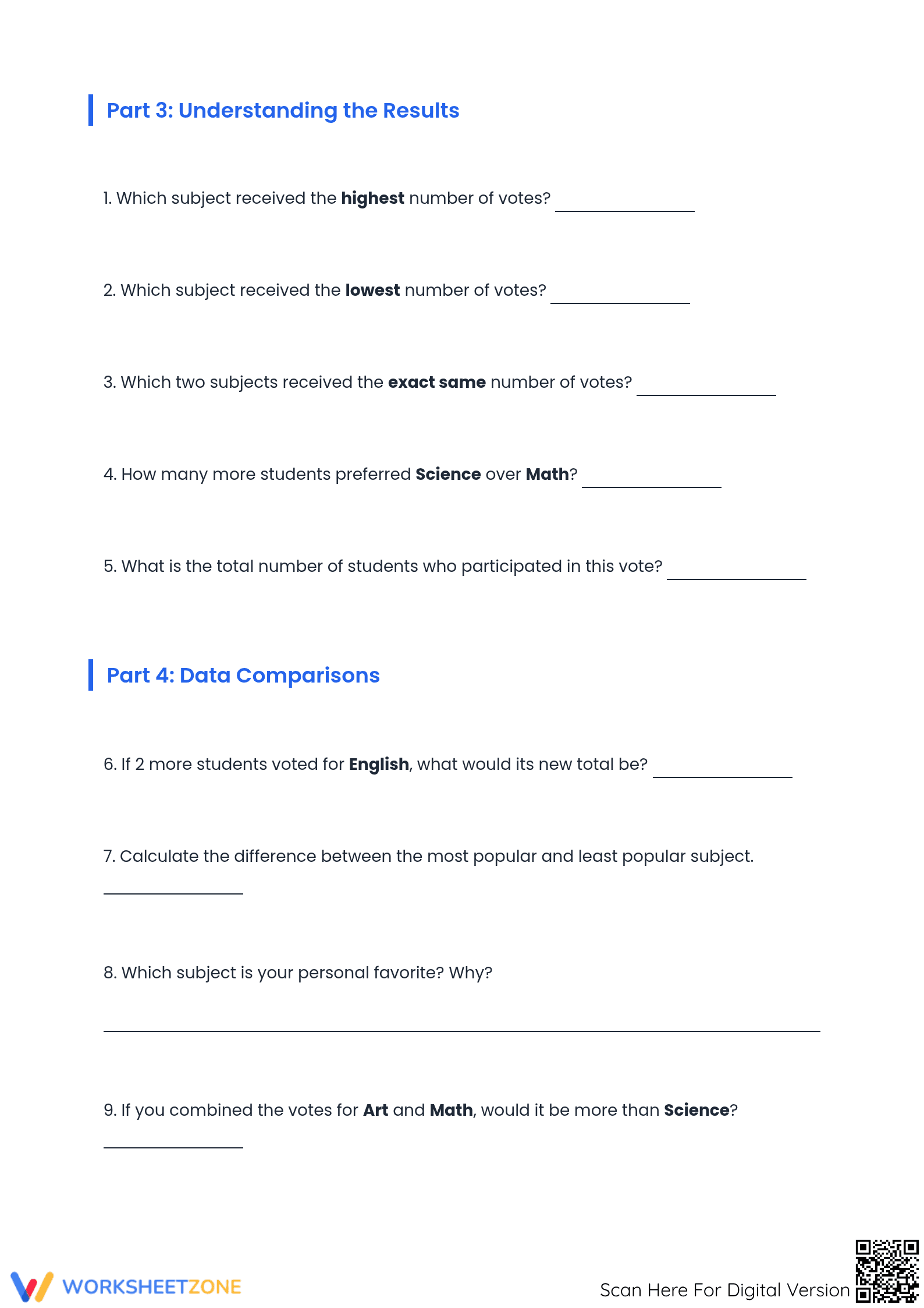 Essential Bar Graphing Worksheet | Grade 4-6 Printable - Page 2