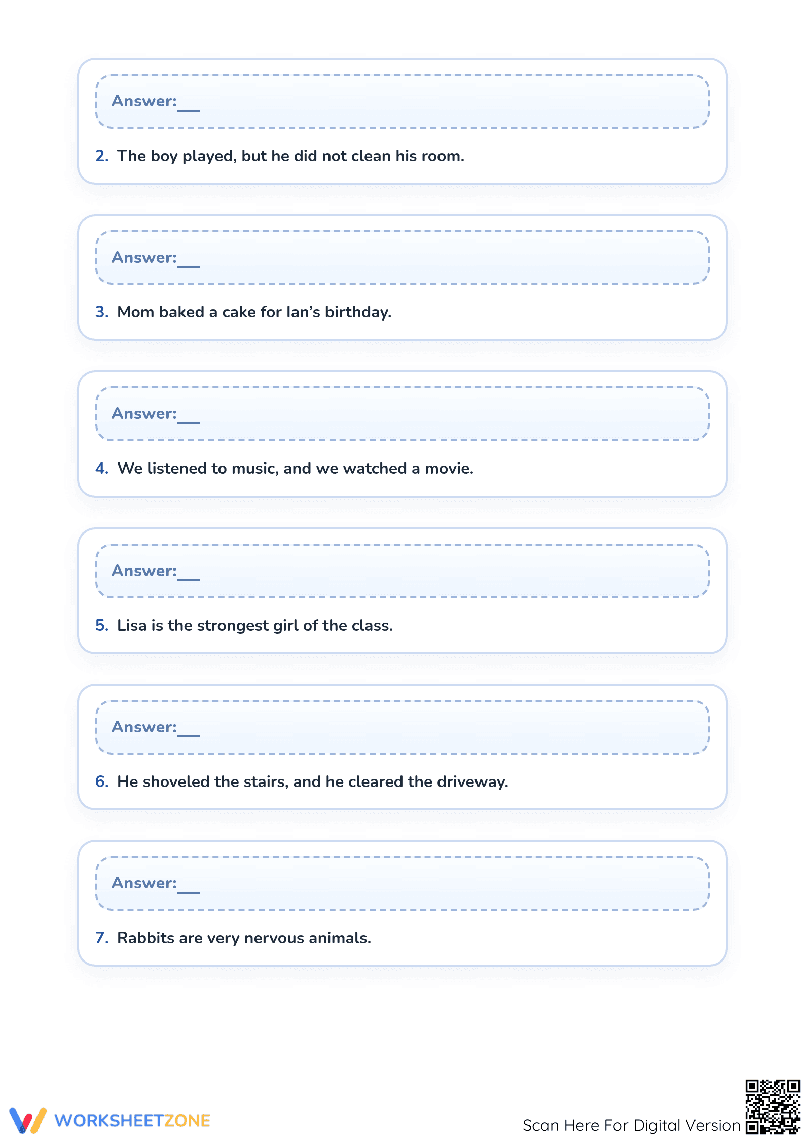 Essential Simple and Compound Sentences Worksheet | Grade 2 - Page 2