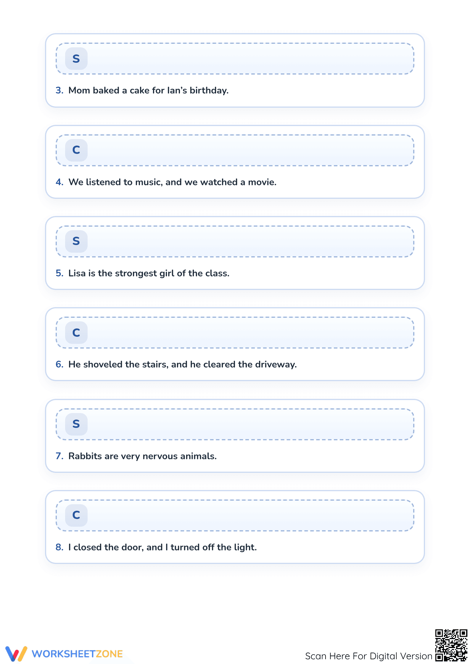 Essential Simple and Compound Sentences Worksheet | Grade 2 - Page 4