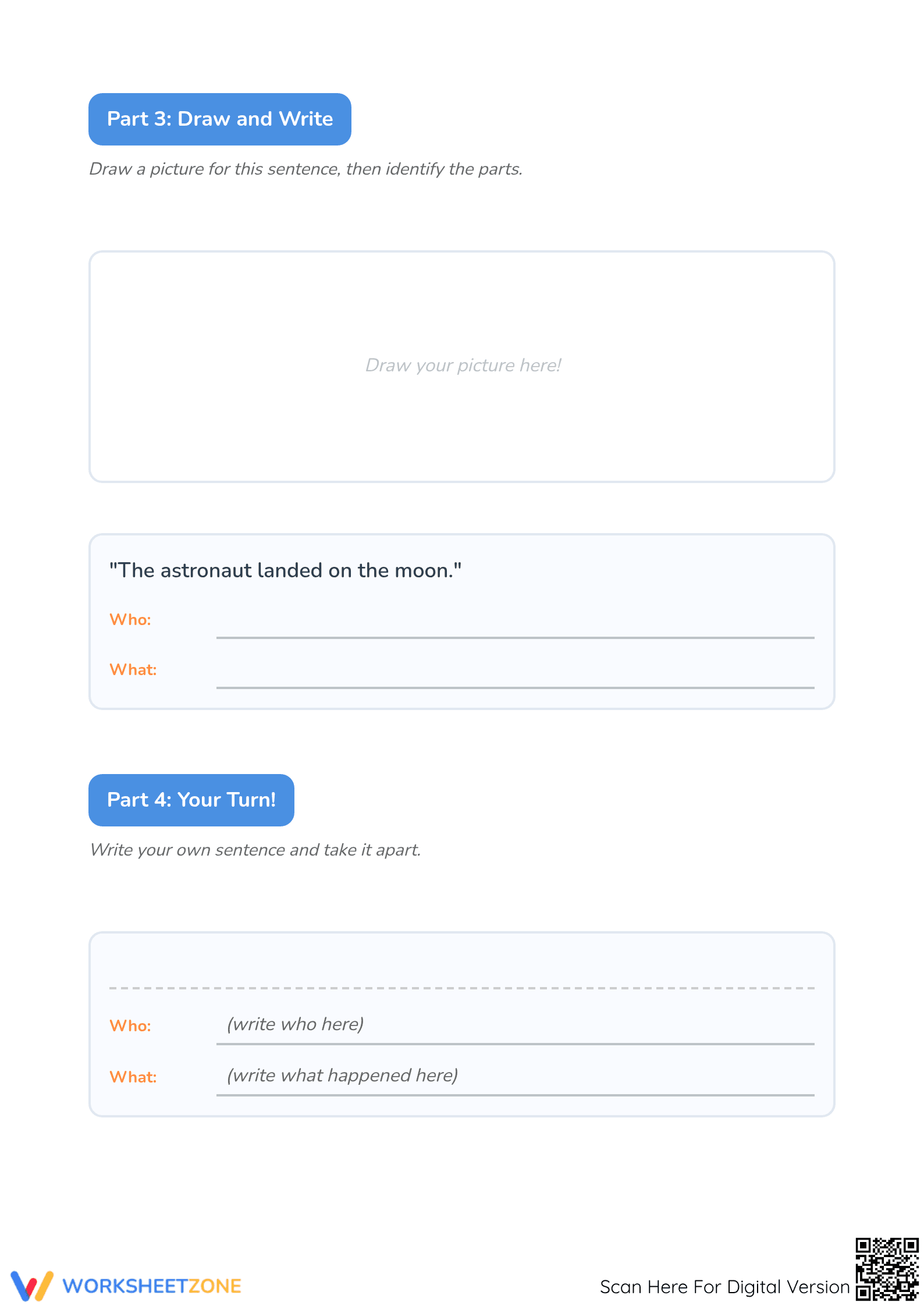 Take Sentences Apart Worksheet | Grade 2 Essential ELA - Page 4