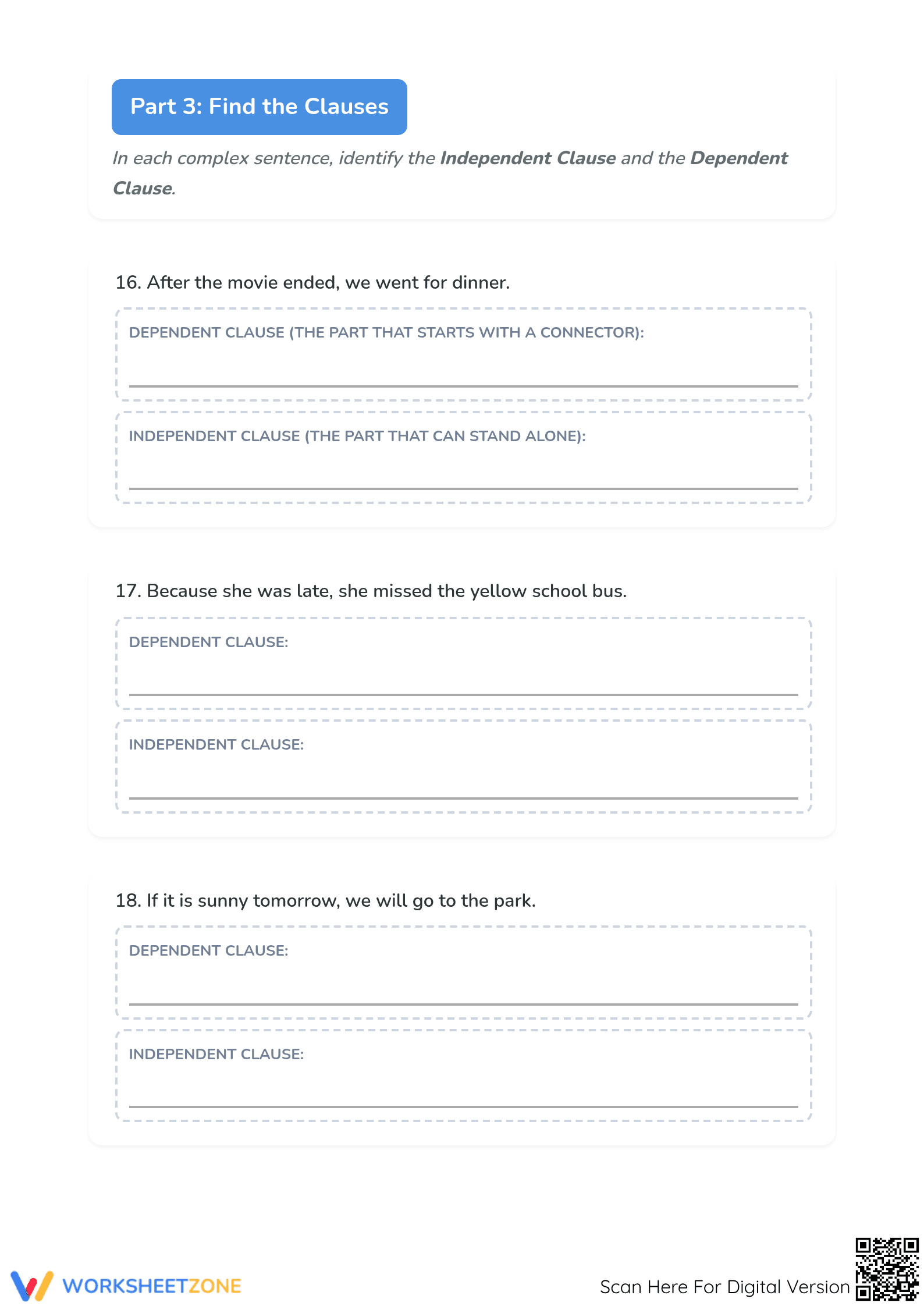 Printable Simple and Complex Sentences Worksheet | Grade 2 - Page 4