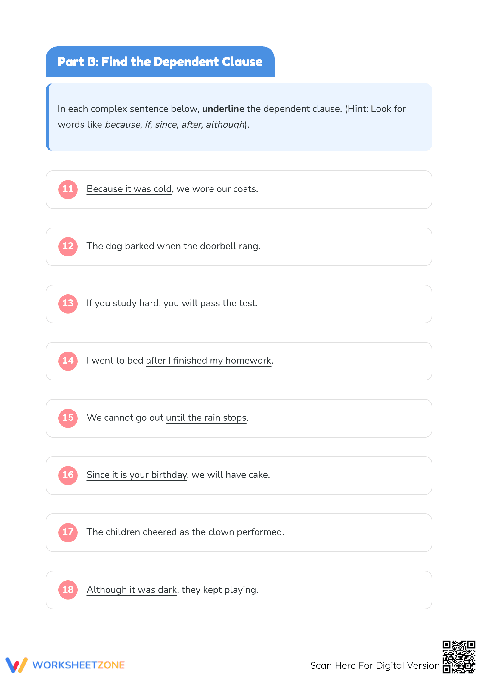 Grade 2 Simple and Complex Sentences — Printable Guide - Page 3