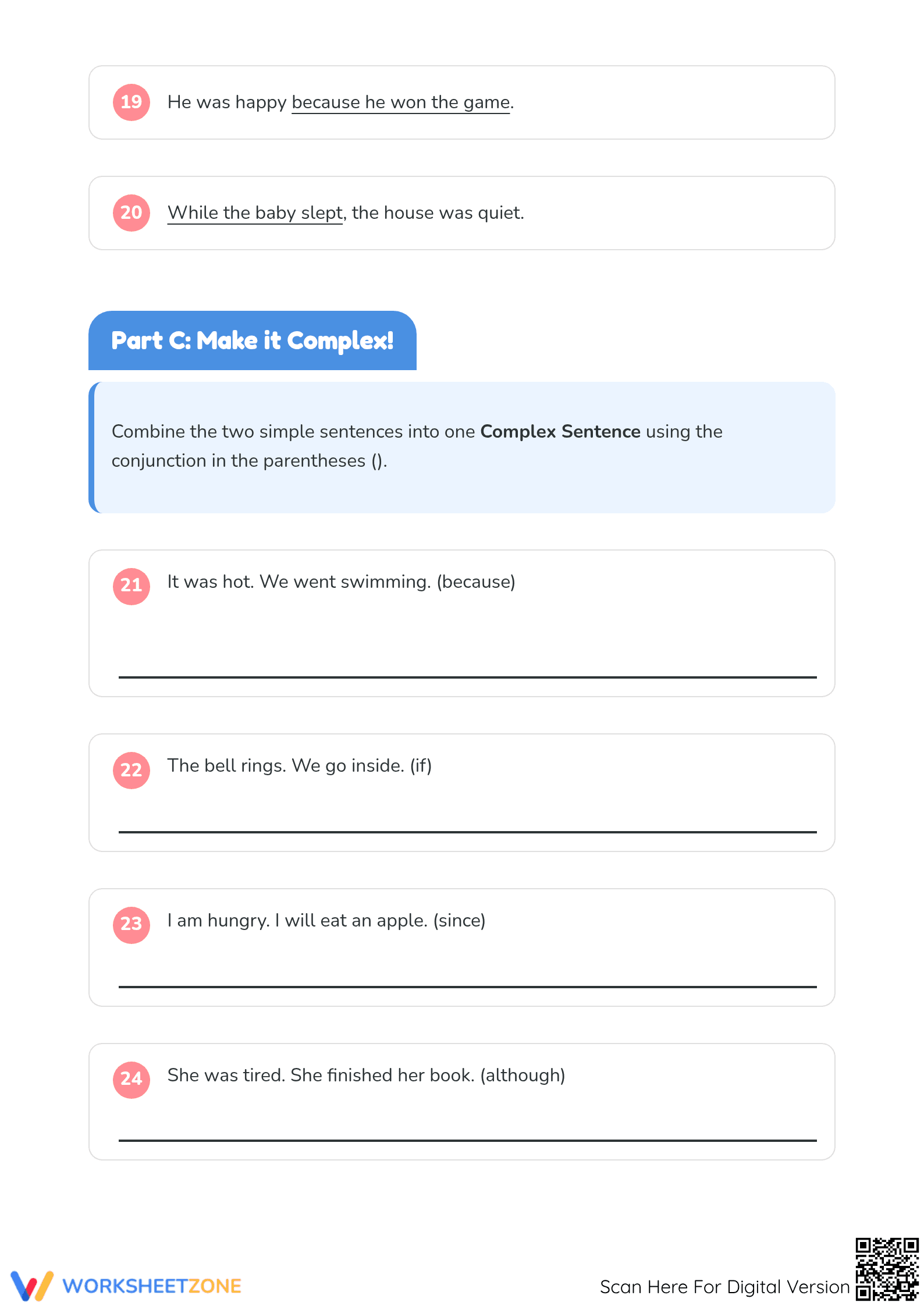 Grade 2 Simple and Complex Sentences — Printable Guide - Page 4