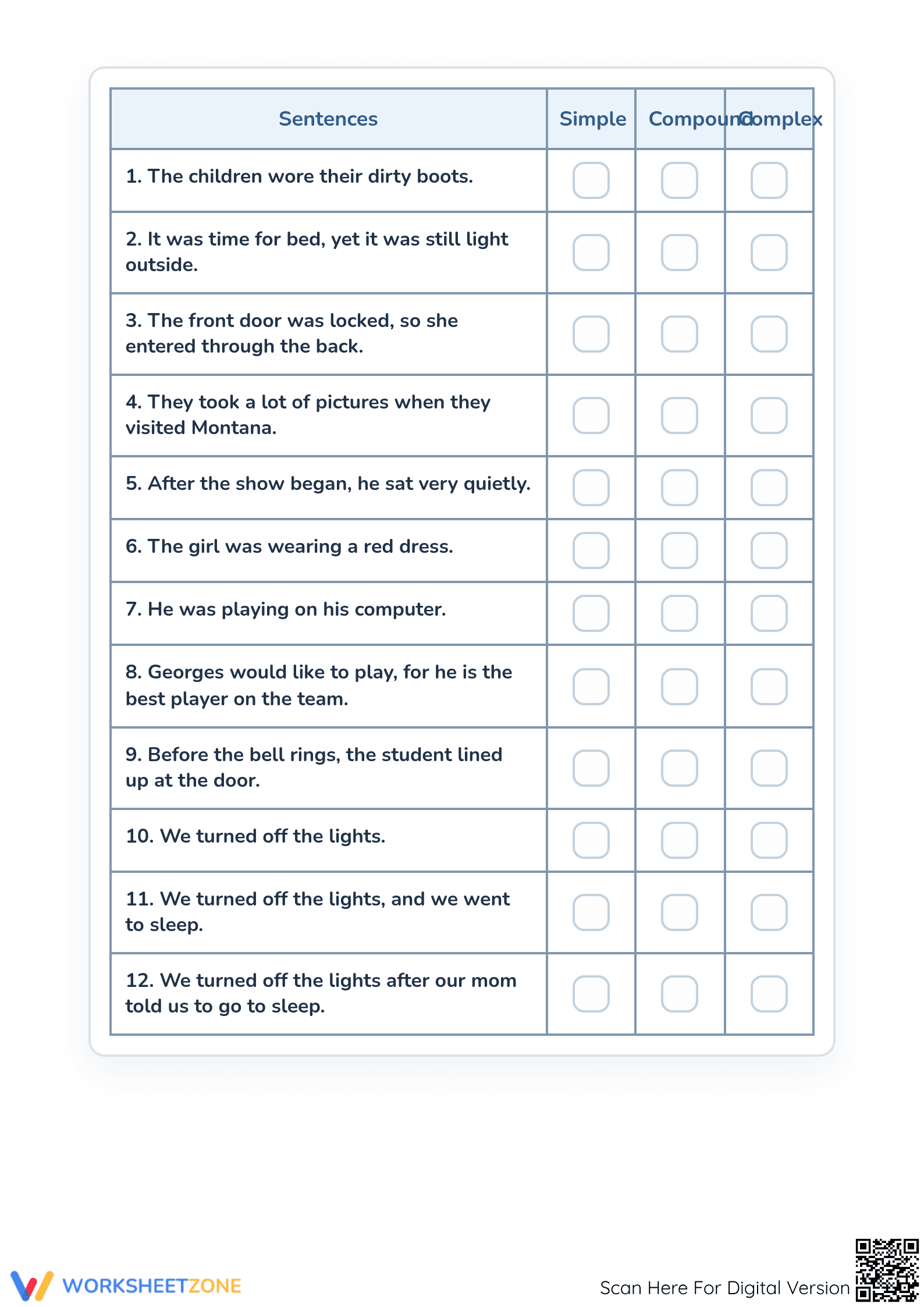 Grade 2 Sentence Structure — Printable No-Prep Worksheet - Page 2