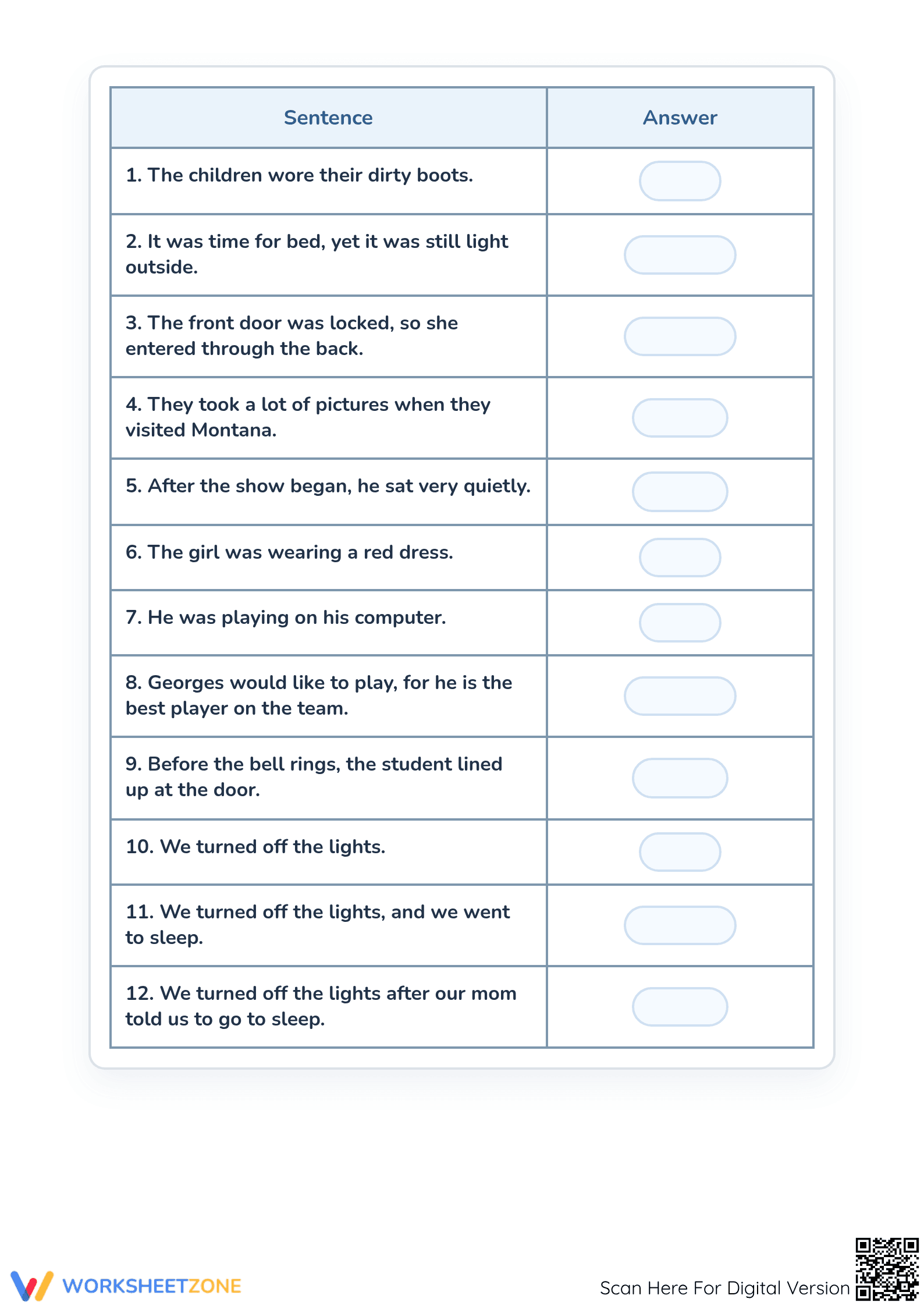 Grade 2 Sentence Structure — Printable No-Prep Worksheet - Page 4