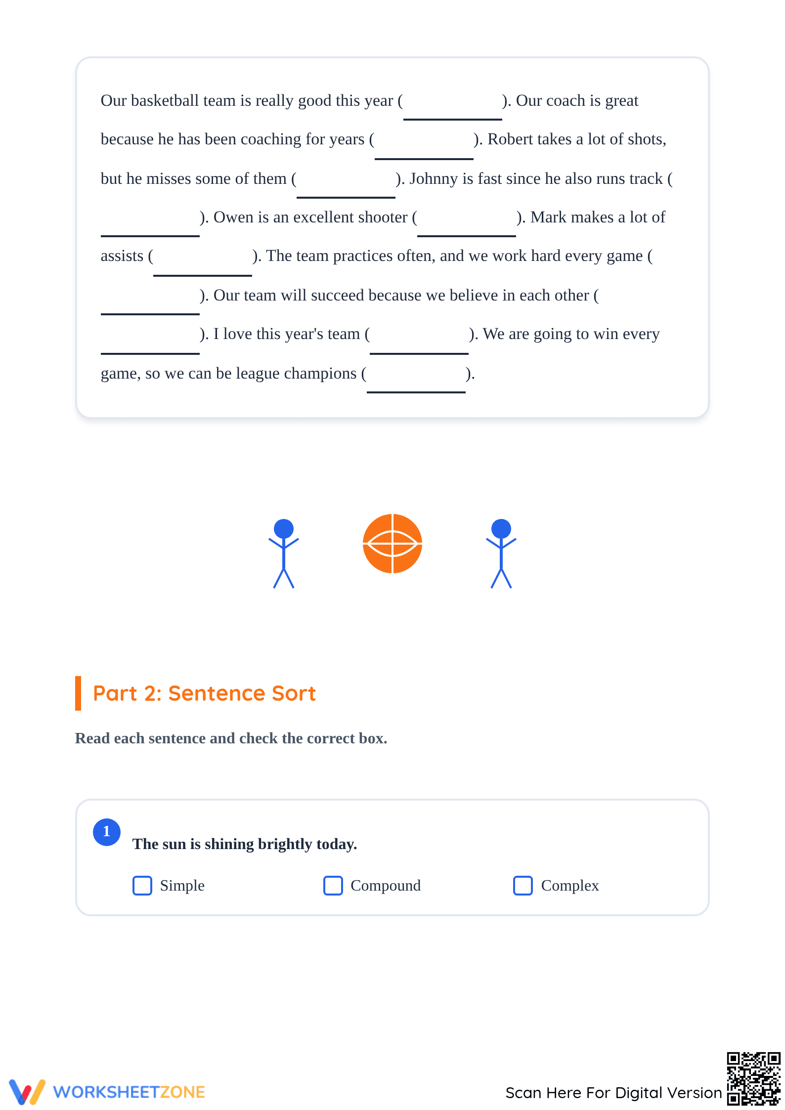 Printable Grade 2 Sentence Structure Worksheet | Aligned - Page 2