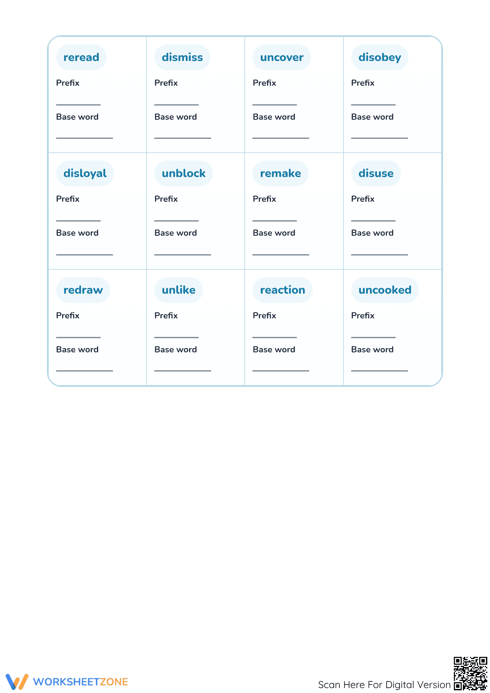 Essential Prefixes Worksheet | Grade 2 ELA Practice - Page 2