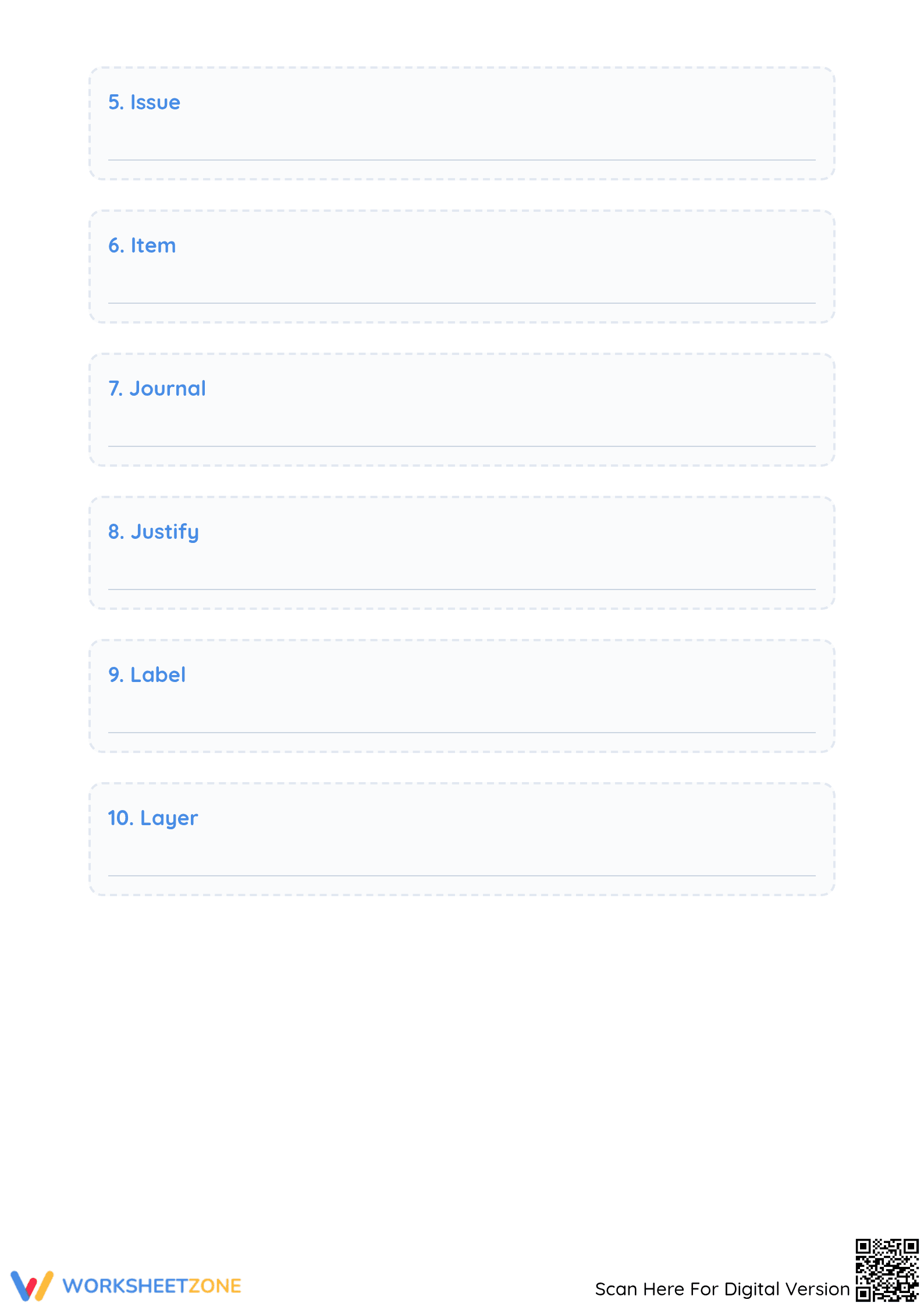 Essential Vocabulary Worksheet | Grade 3-5 ELA Practice - Page 2