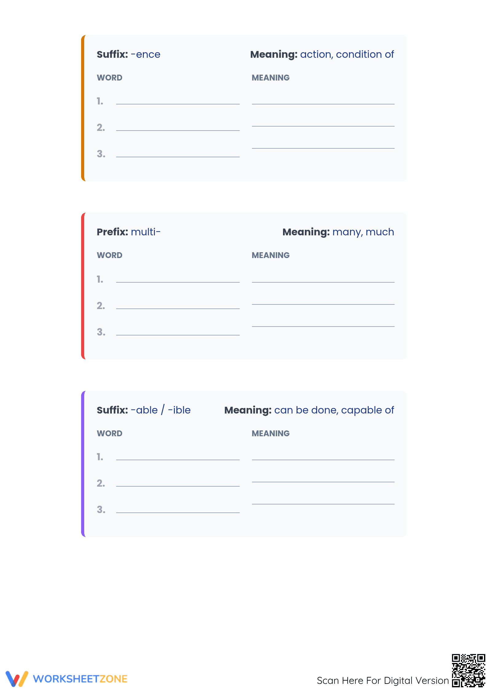 Expand the Words: Essential Latin & Greek Affixes Grade 5 - Page 2