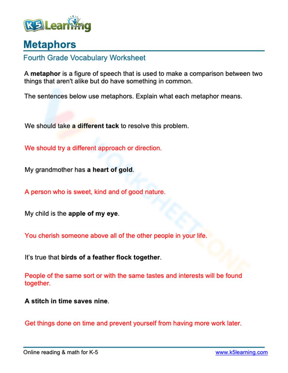 Metaphors 1 - Page 2