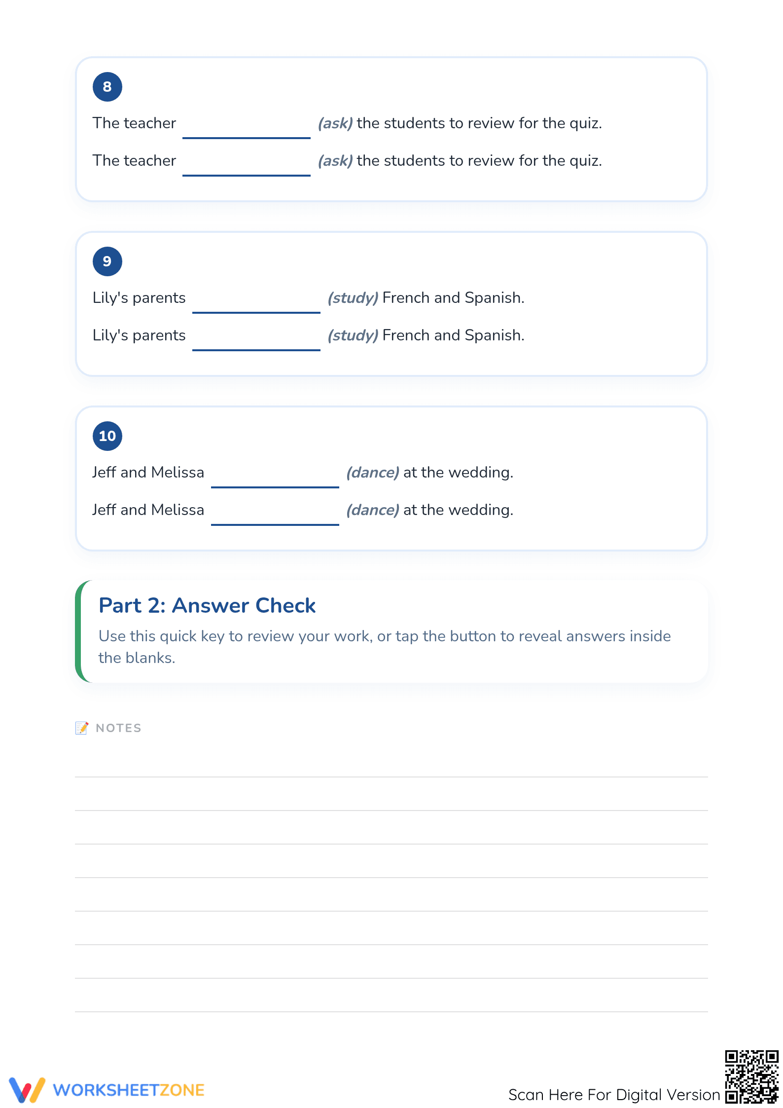 Future Progressive Tense Worksheet | Grade 3 Printable - Page 3