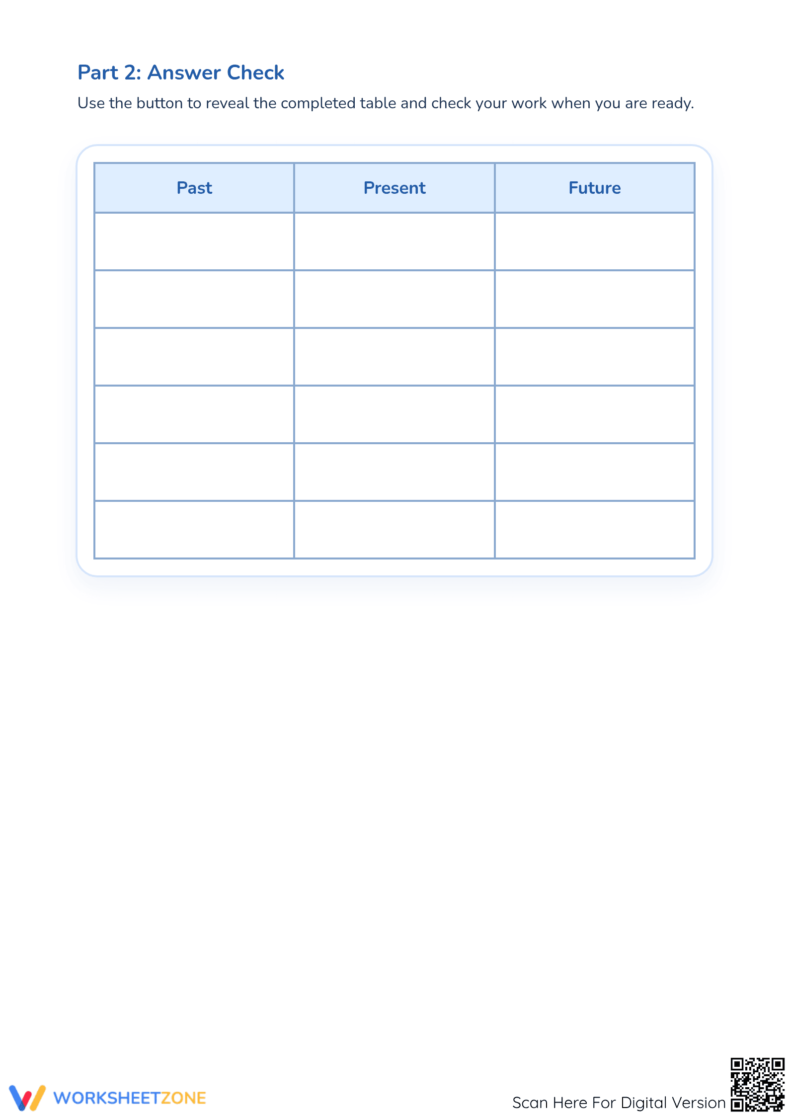 Grade 3 Verb Tense Sorting — Printable Essential Worksheet - Page 3