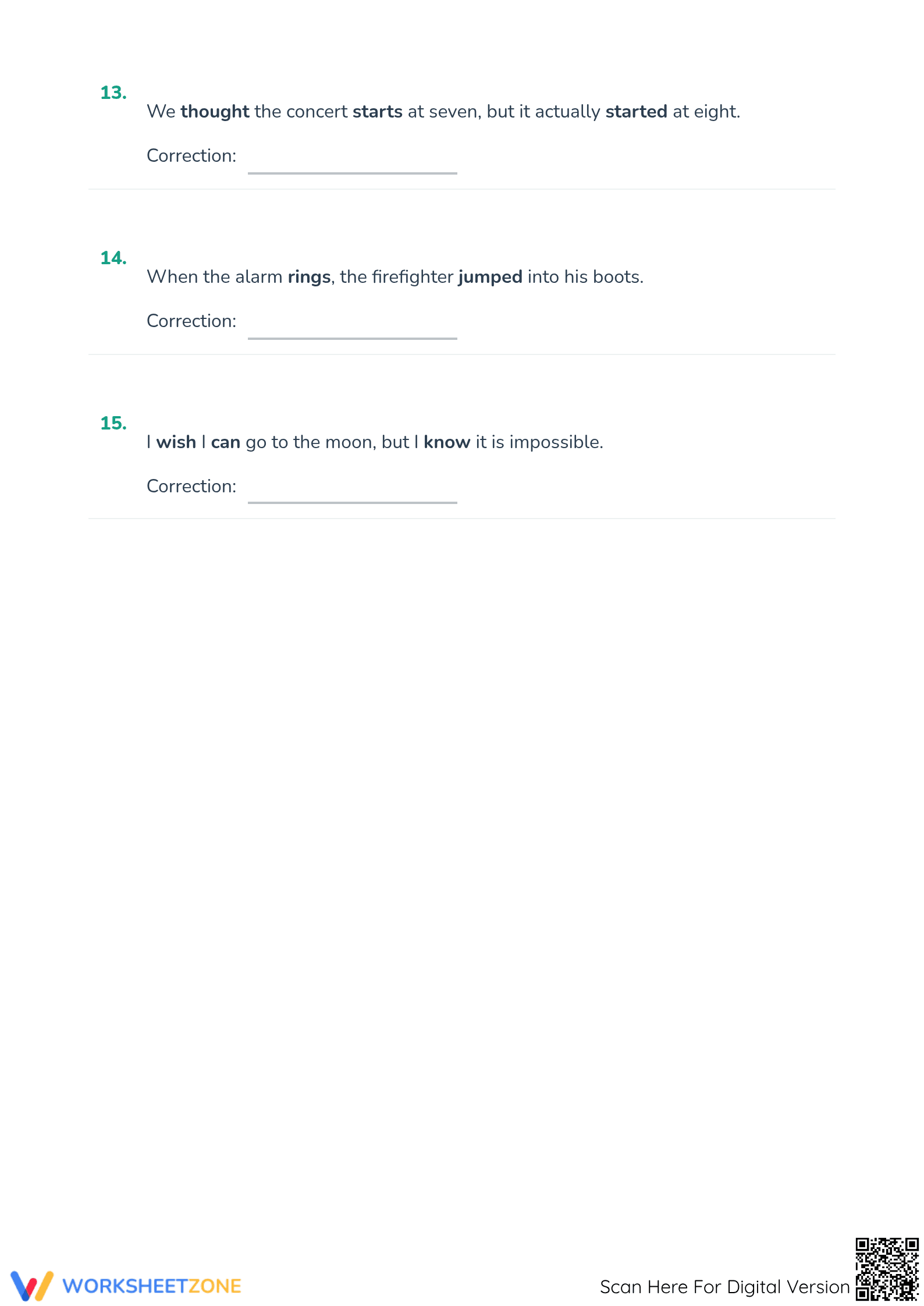 Verb Tense Shifts Worksheet | Grade 5 Essential Practice - Page 4