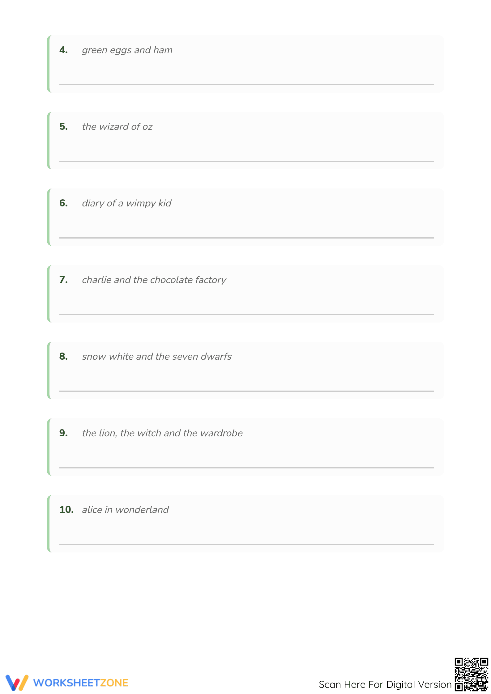 Capitalizing Titles Worksheet | Grade 1 Essential Practice - Page 2