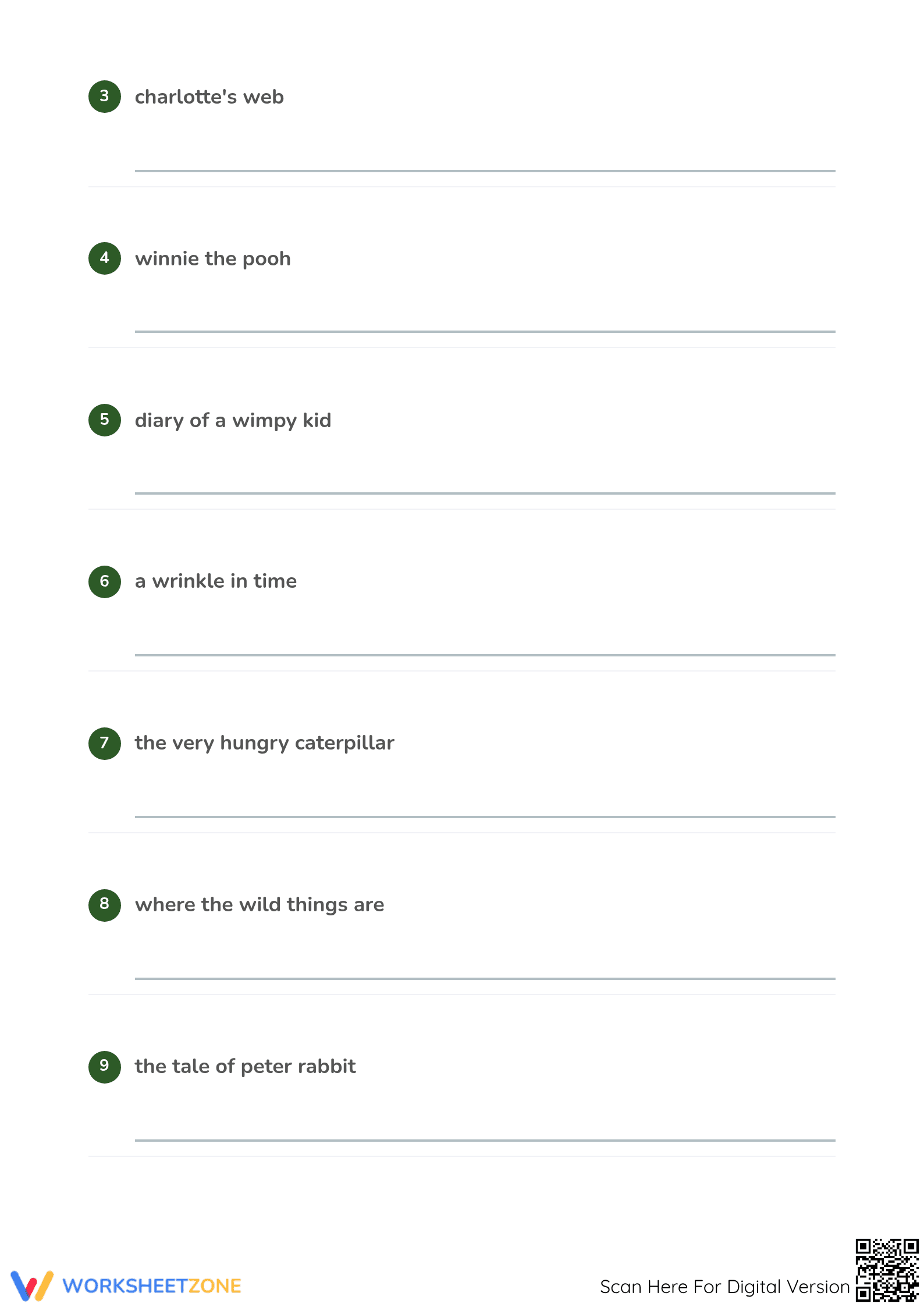 Capitalizing Book Titles Worksheet | Grade 1 Essential - Page 2