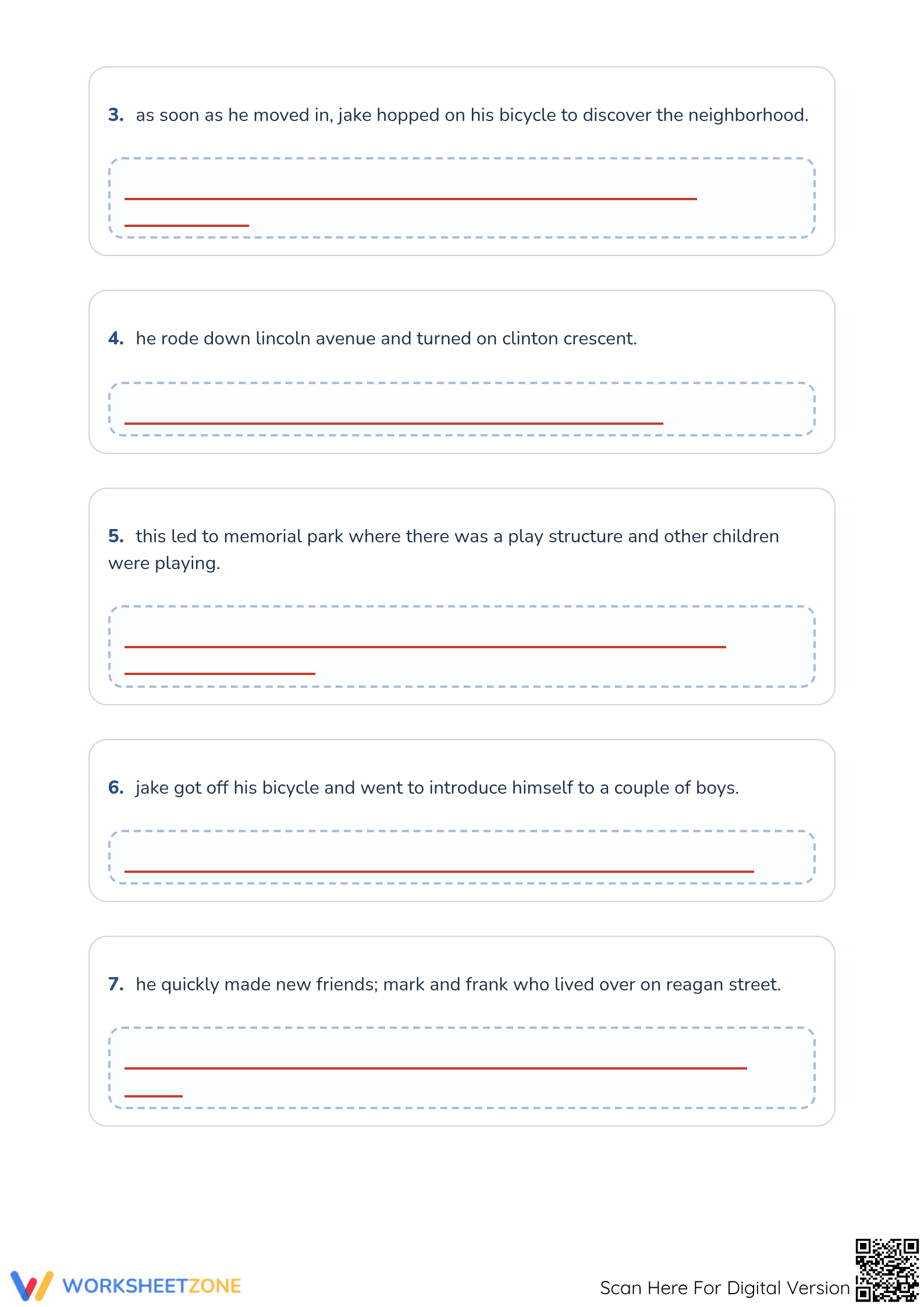 Capitalization Rules Worksheet | Grade 2 Essential - Page 2