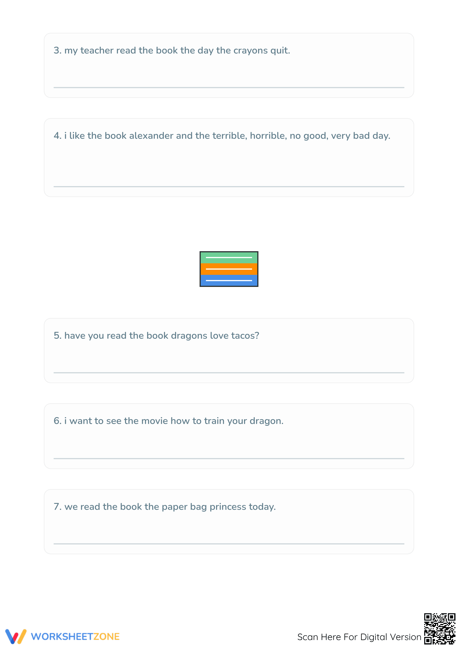 Capitalizing Titles Worksheet | Grade 1 Essential ELA - Page 2