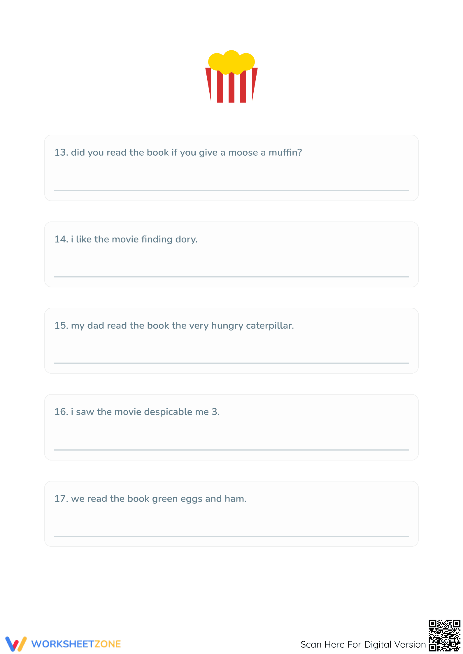 Capitalizing Titles Worksheet | Grade 1 Essential ELA - Page 4