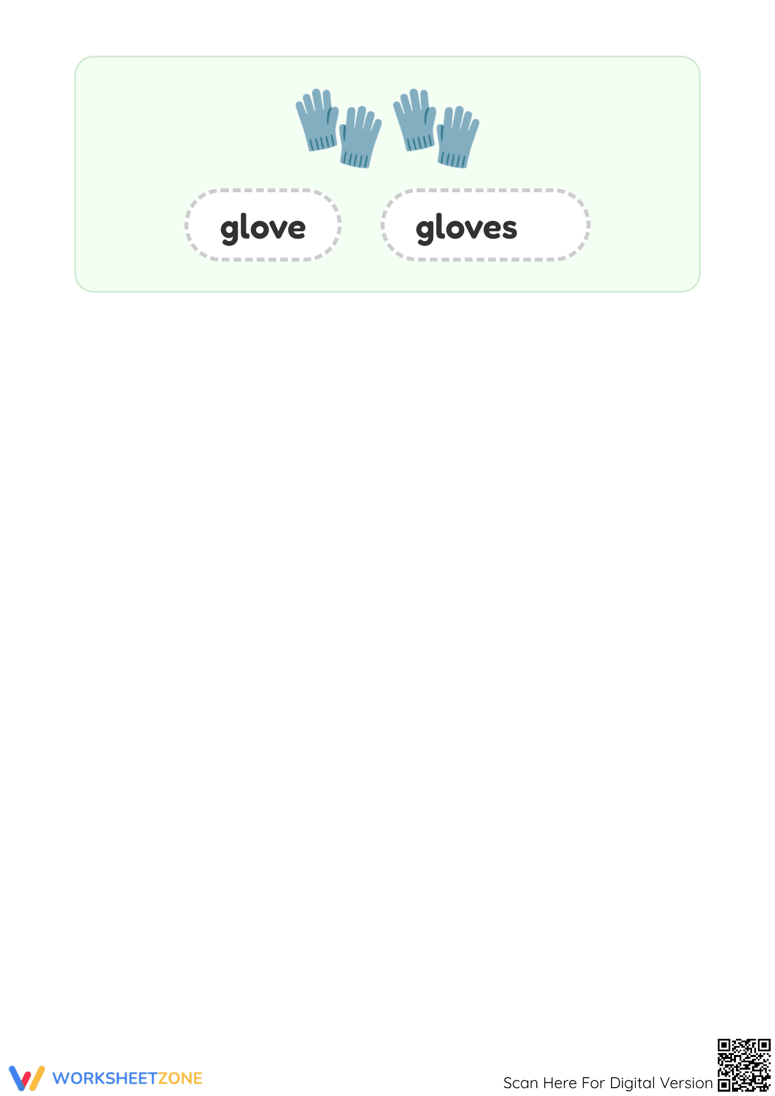 Kindergarten Plural Words — Printable No-Prep Worksheet - Page 3